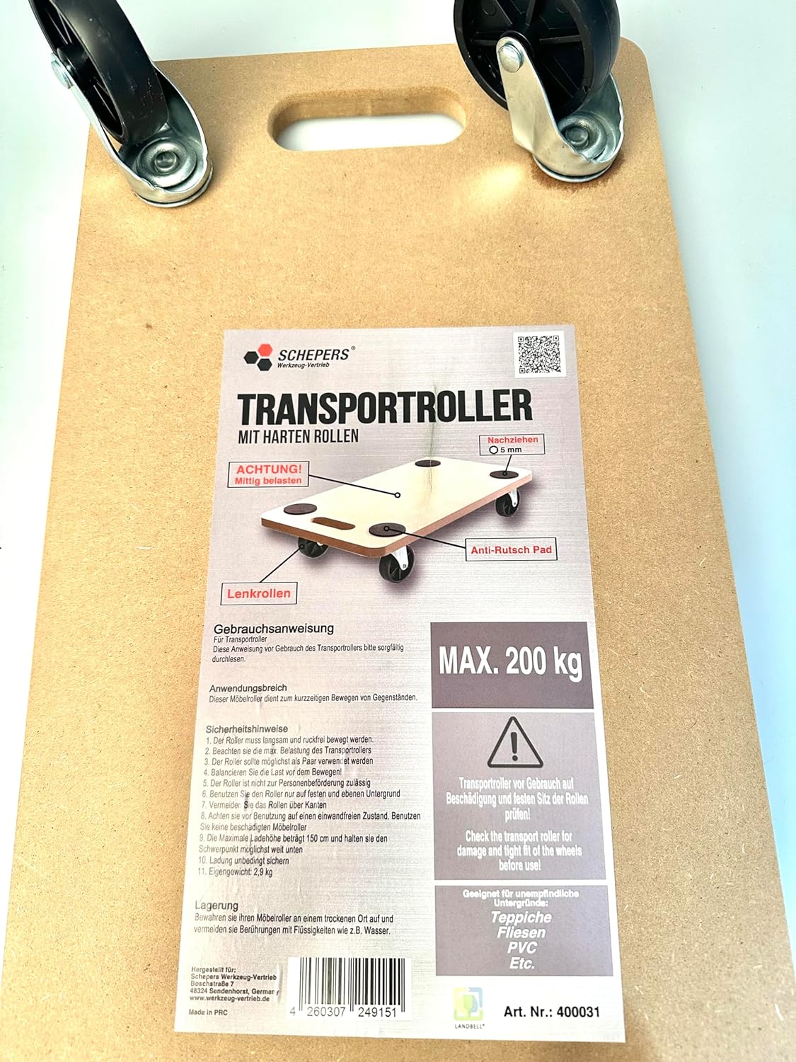Rollbretter-Set (2 Stück)
