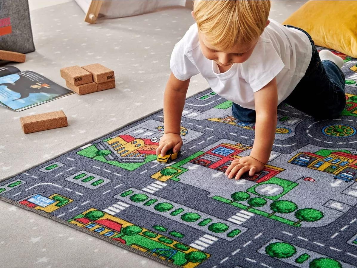 Spielteppich Stadt Mix, 145x200 cm Stadt Mix