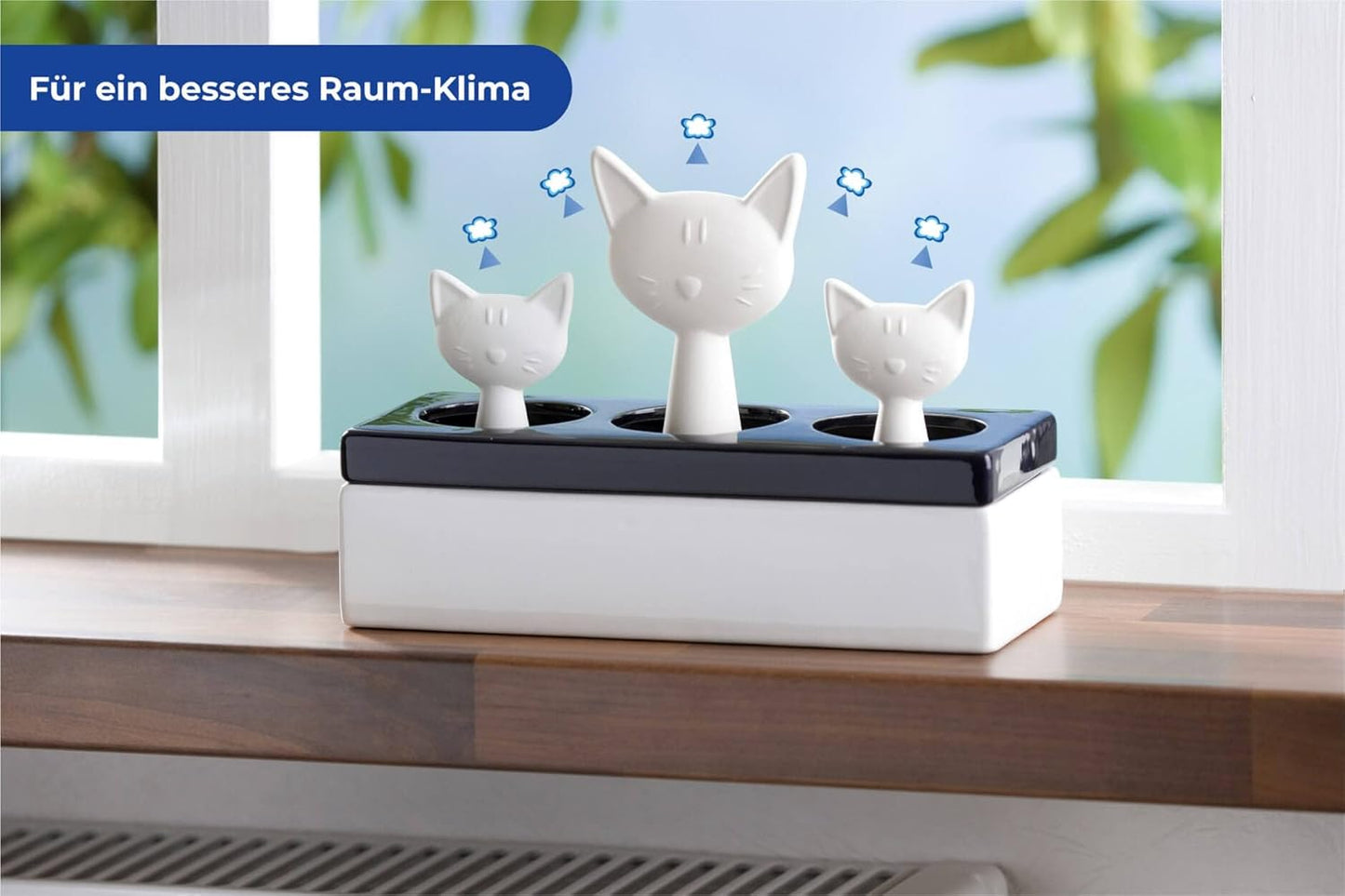 Luftbefeuchter Katzenfamilie