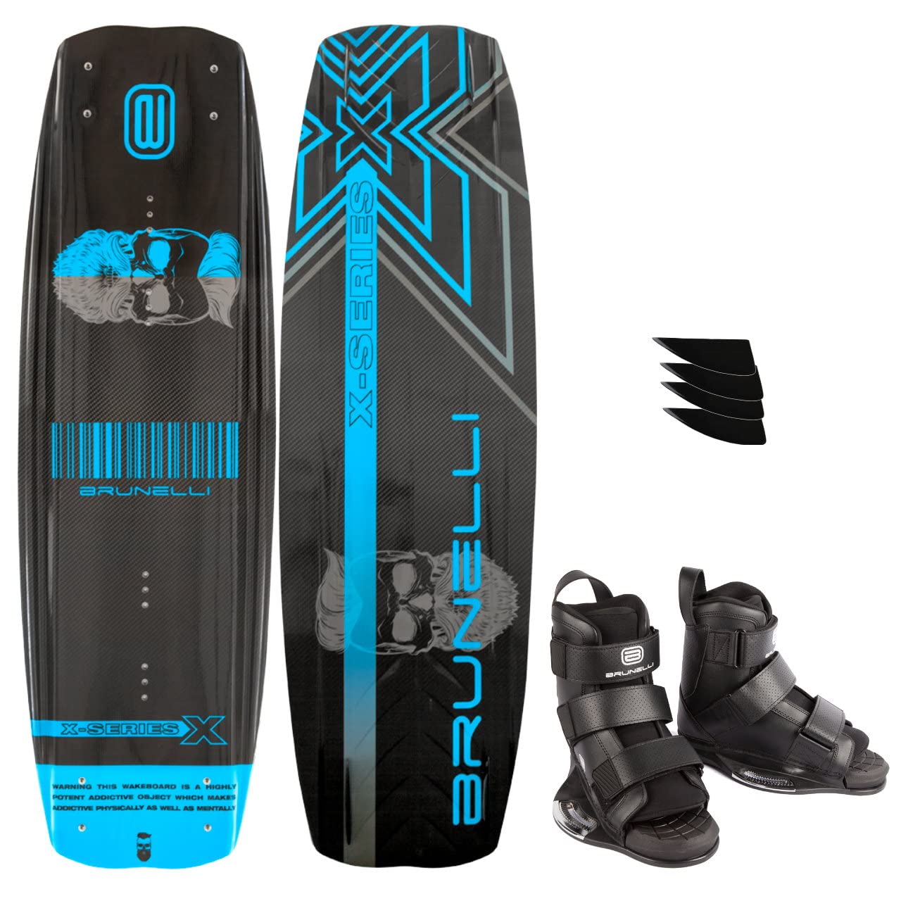Wakeboard-Set mit Bindung, S/M (38-42)
