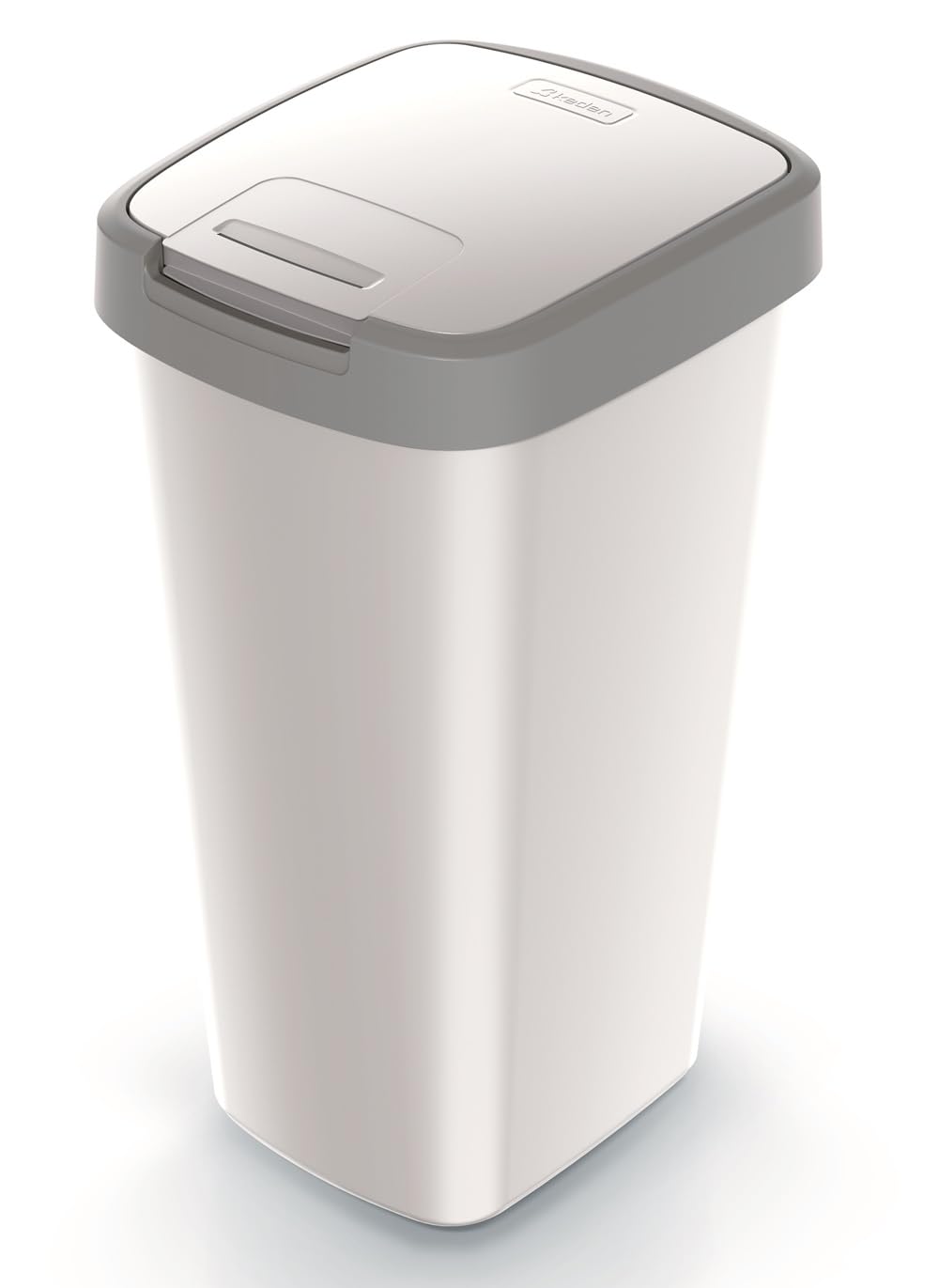 Mülleimer mit Schwingdeckel, 45L Blau
