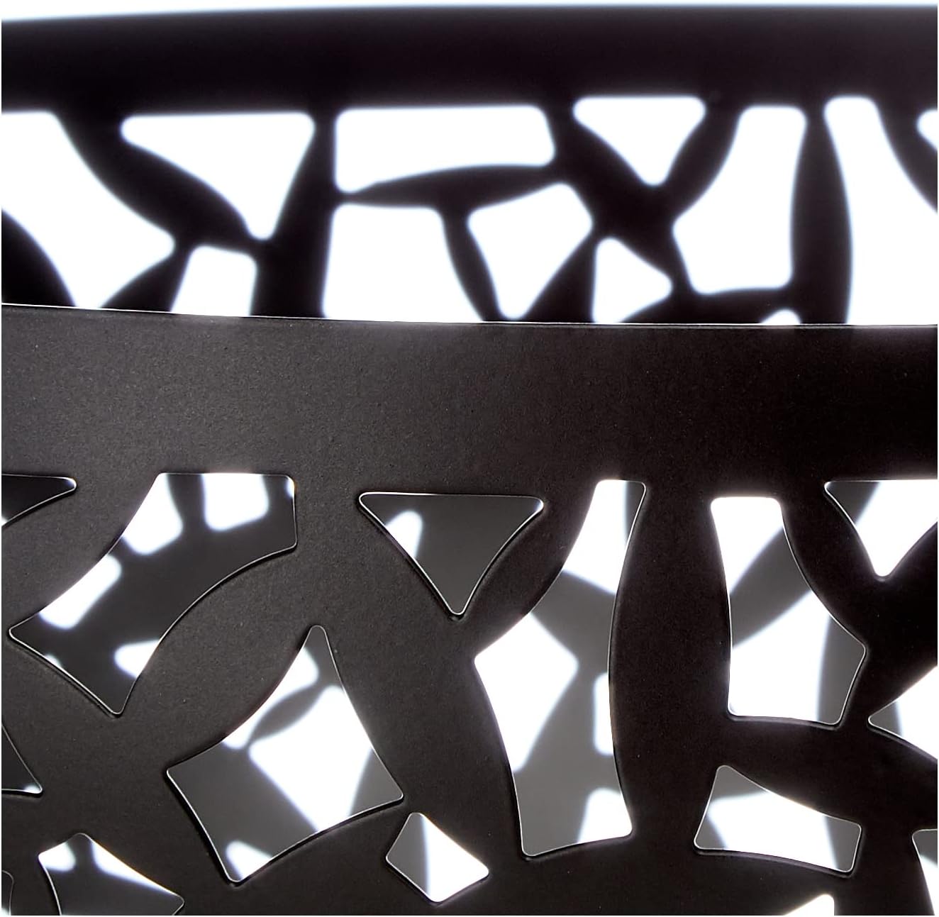 Obstschale, 11.5 x 30 x 9 cm Schwarz