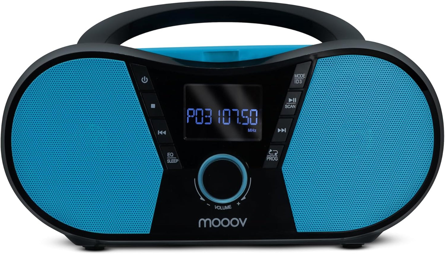 Tragbarer CD-Player mit USB, Schwarz