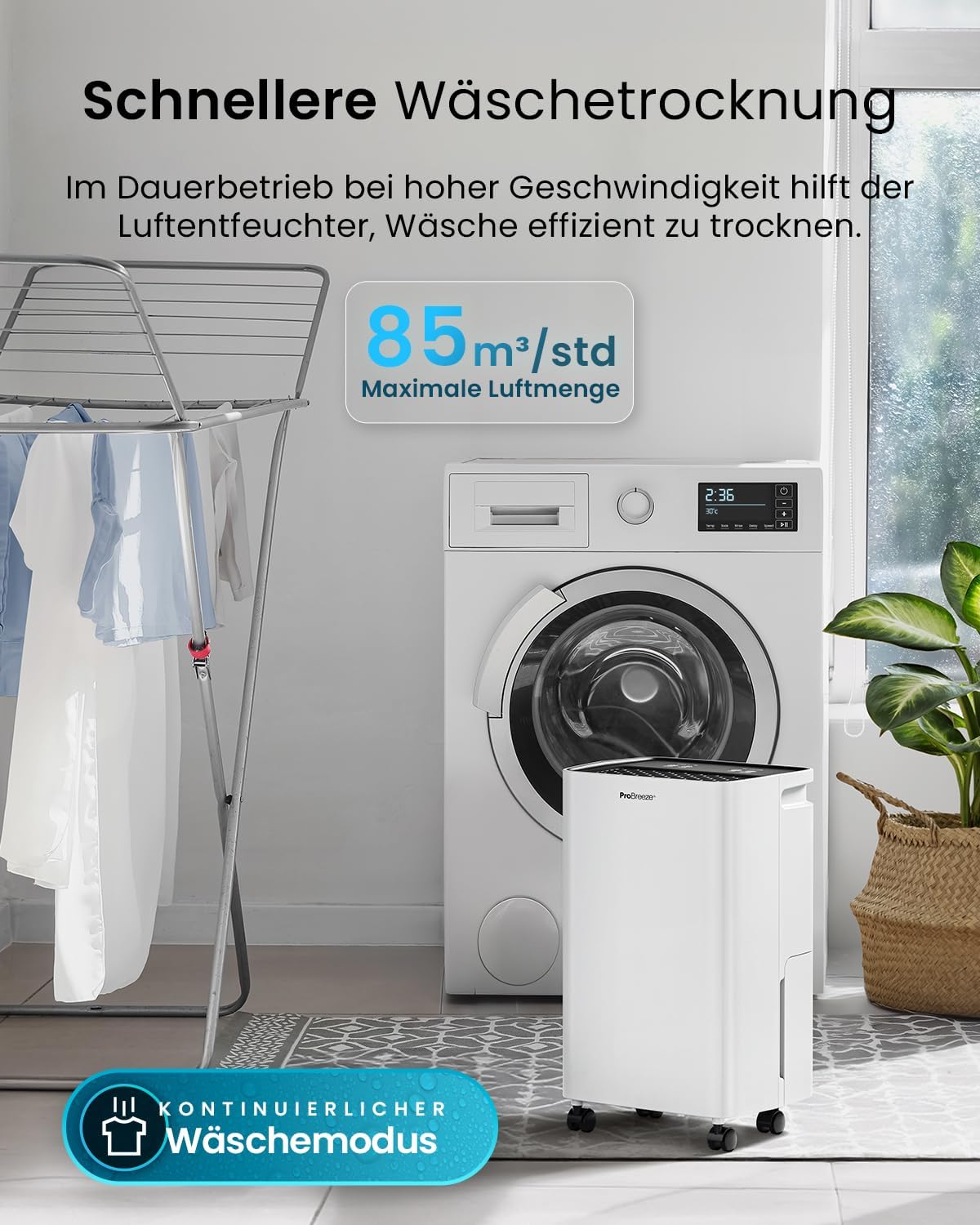 Luftentfeuchter  mit 2L Wassertank