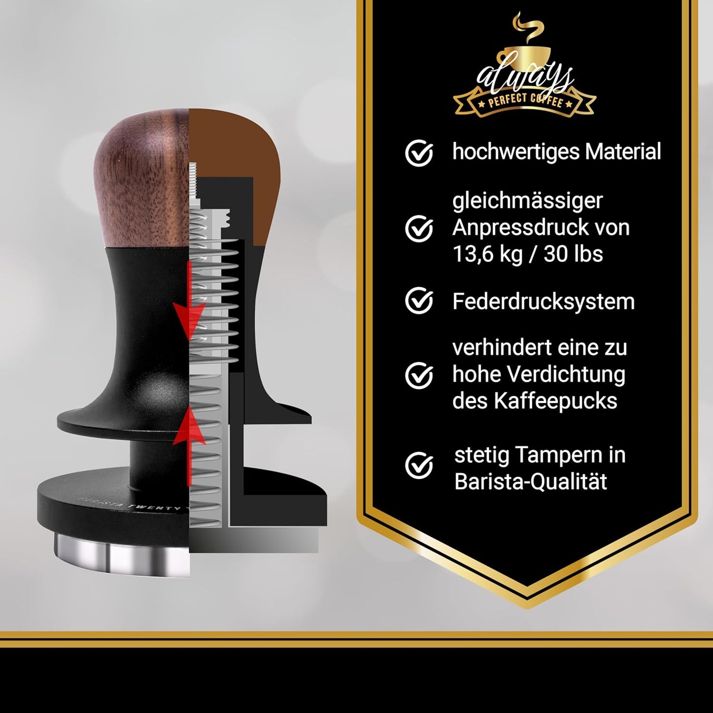 Tamper, 58 mm