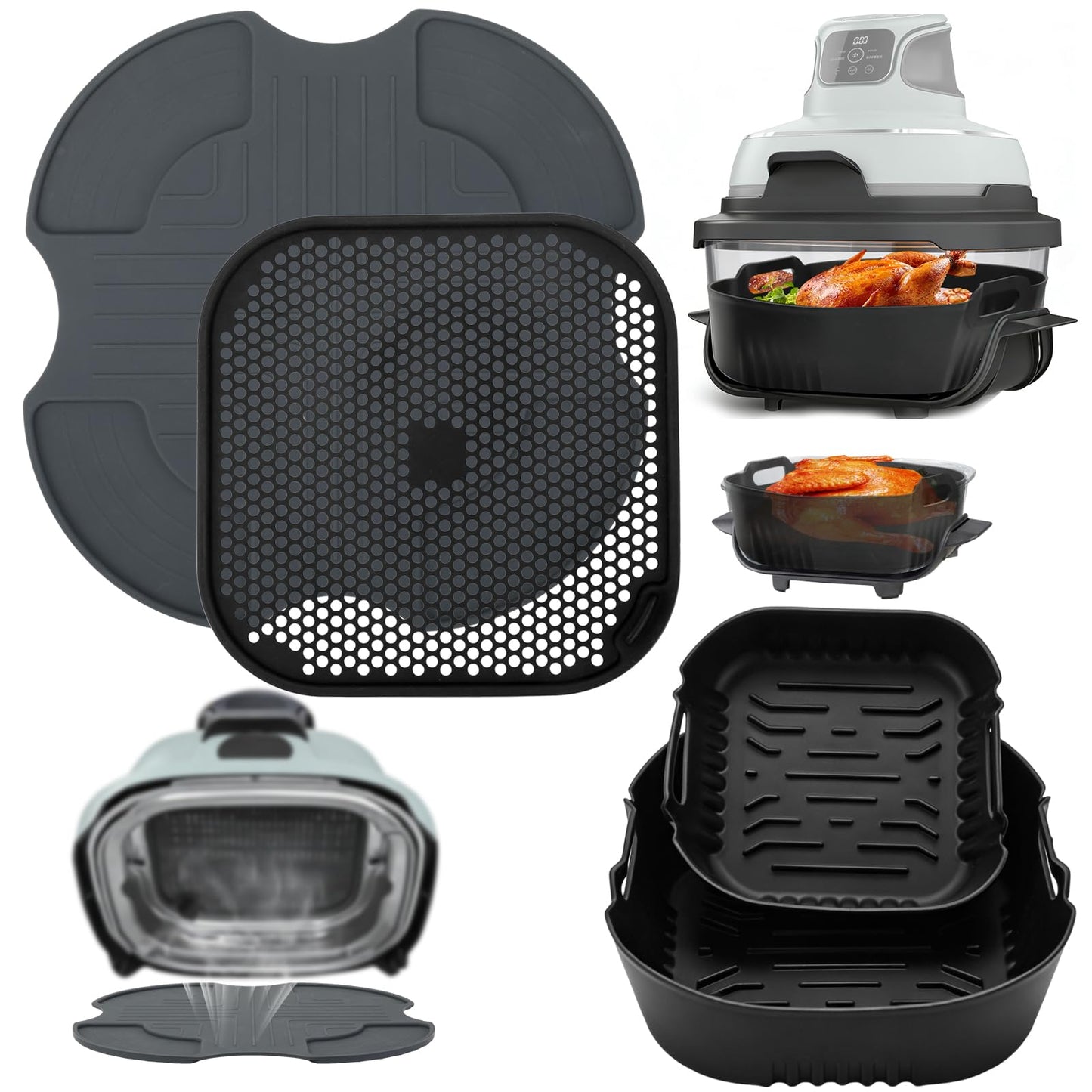 Heissluftfritteuse-Zubehör-Set für Ninja Crispi