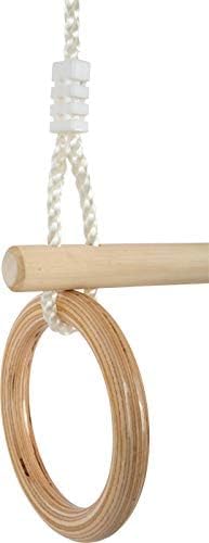 Trapez mit Turnringen, Trapez Turnringe Holz