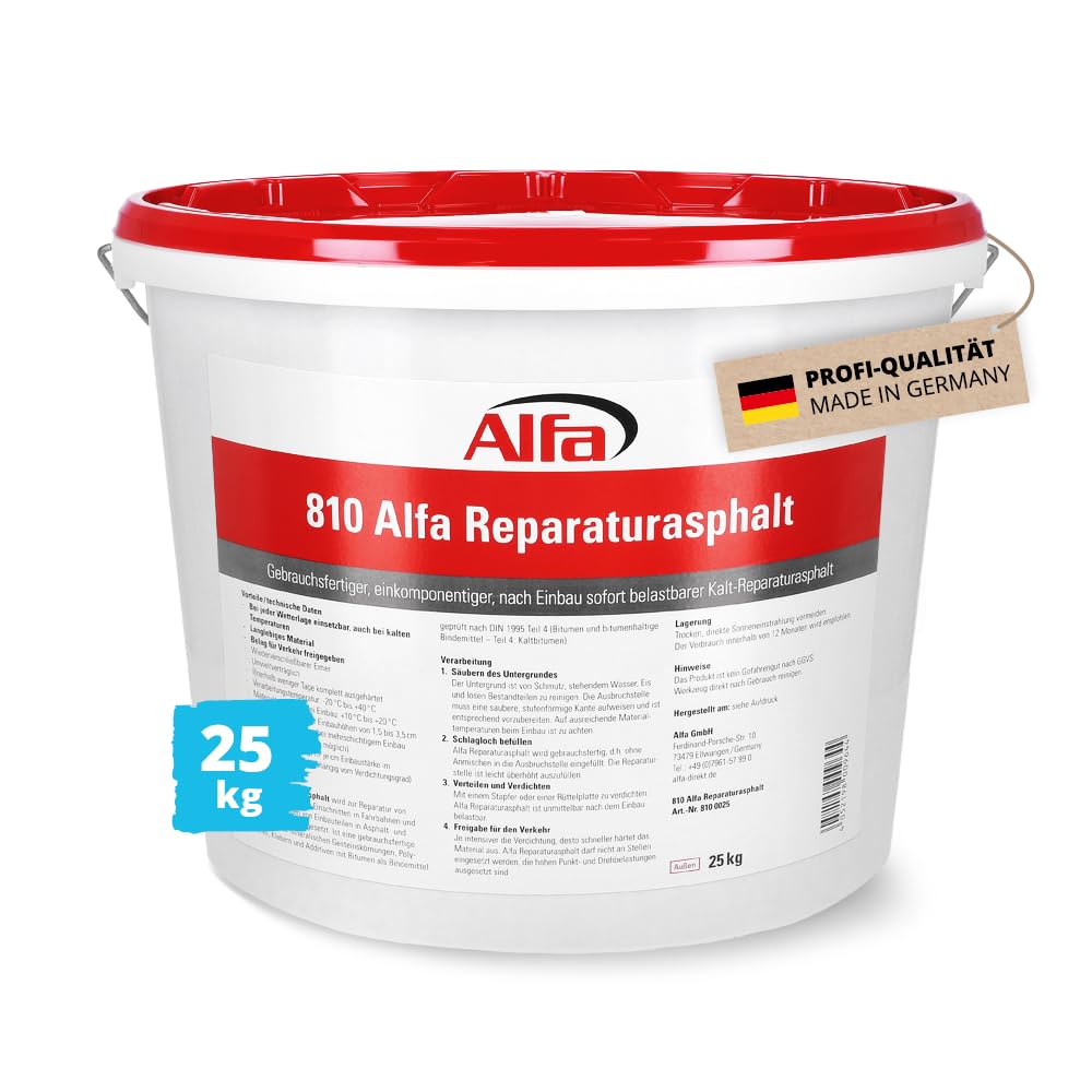 Reparaturasphalt Kaltasphalt 810, 25 kg 1