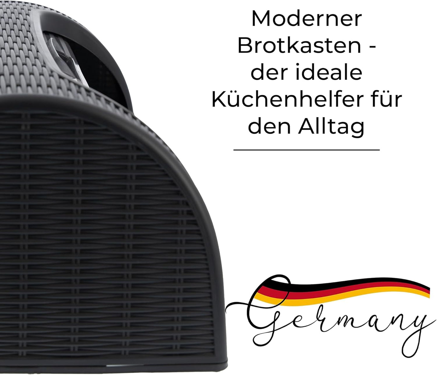 Brotkasten, Grau - Premium