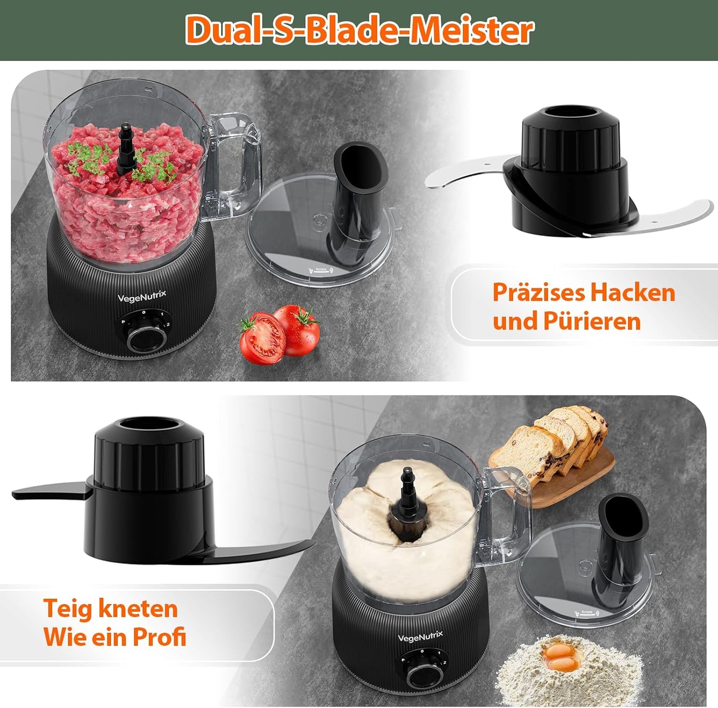 Küchenmaschine & Mixer Kombination