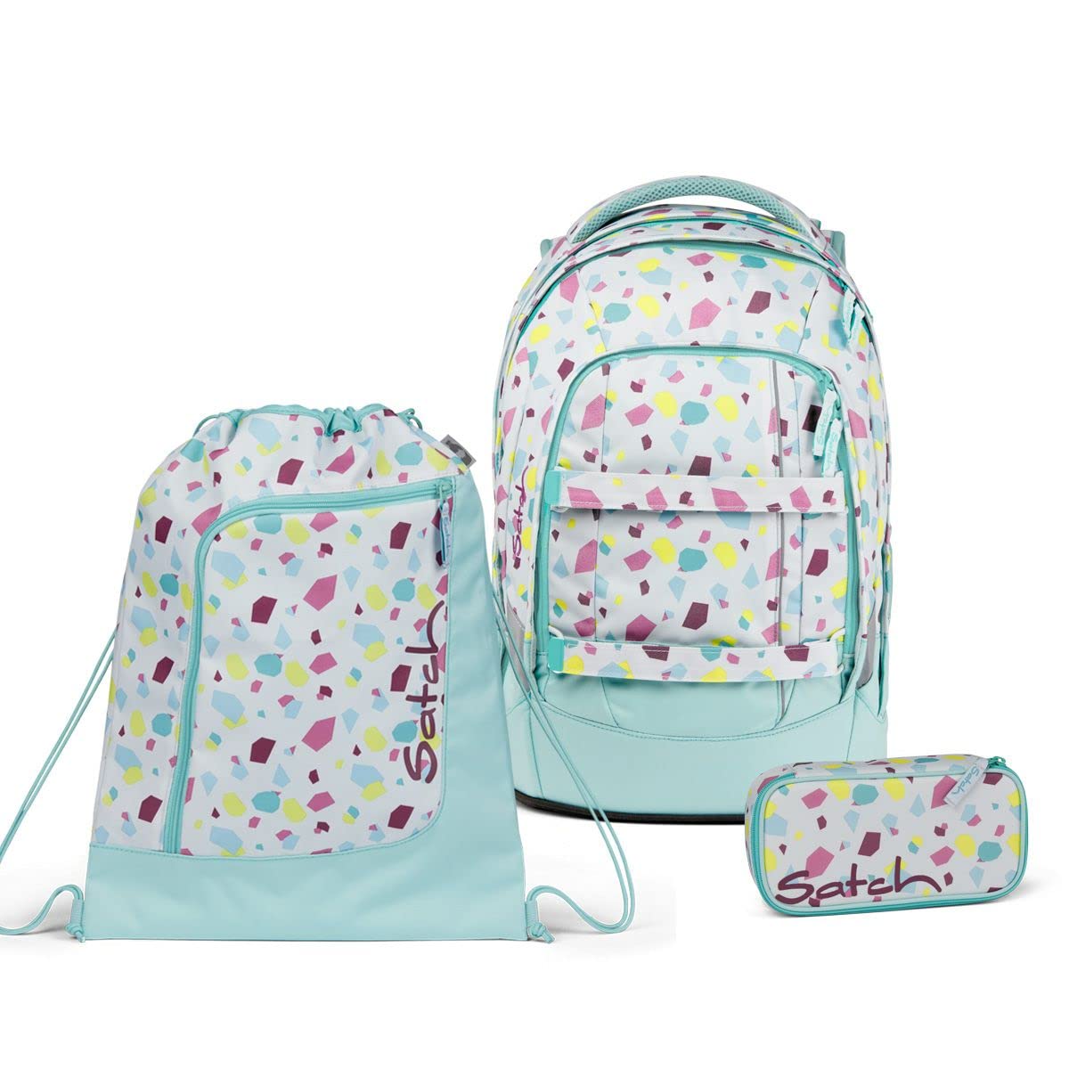 Ergonomischer Schulrucksack ab 5. Klasse (30L), 45 x 30 x 22 cm Dreamy Mosaic