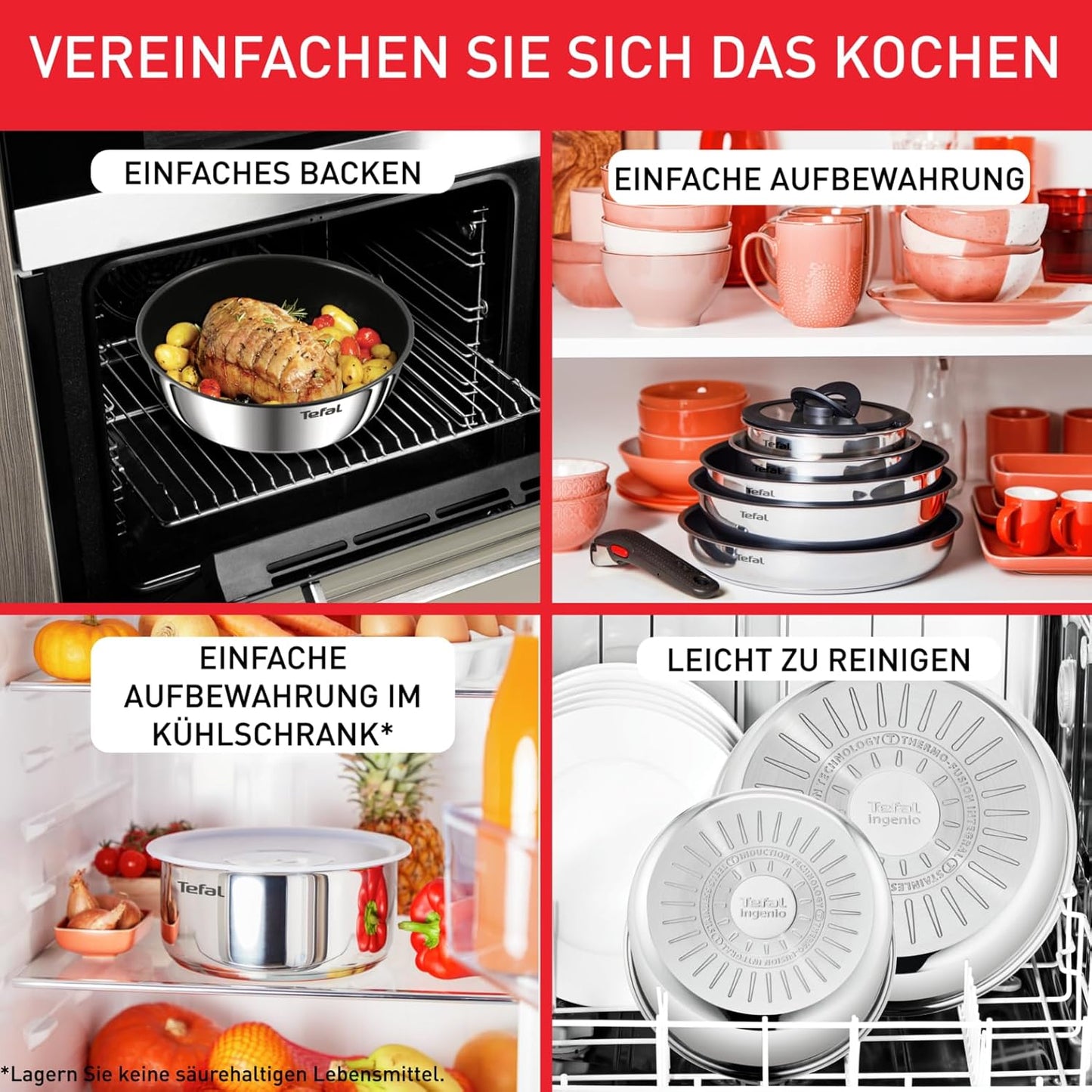 Ingenio Emotion Topf- und Pfannenset, 20-tlg. Set