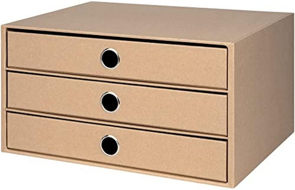 Schubladenbox für DIN A4, Kraft