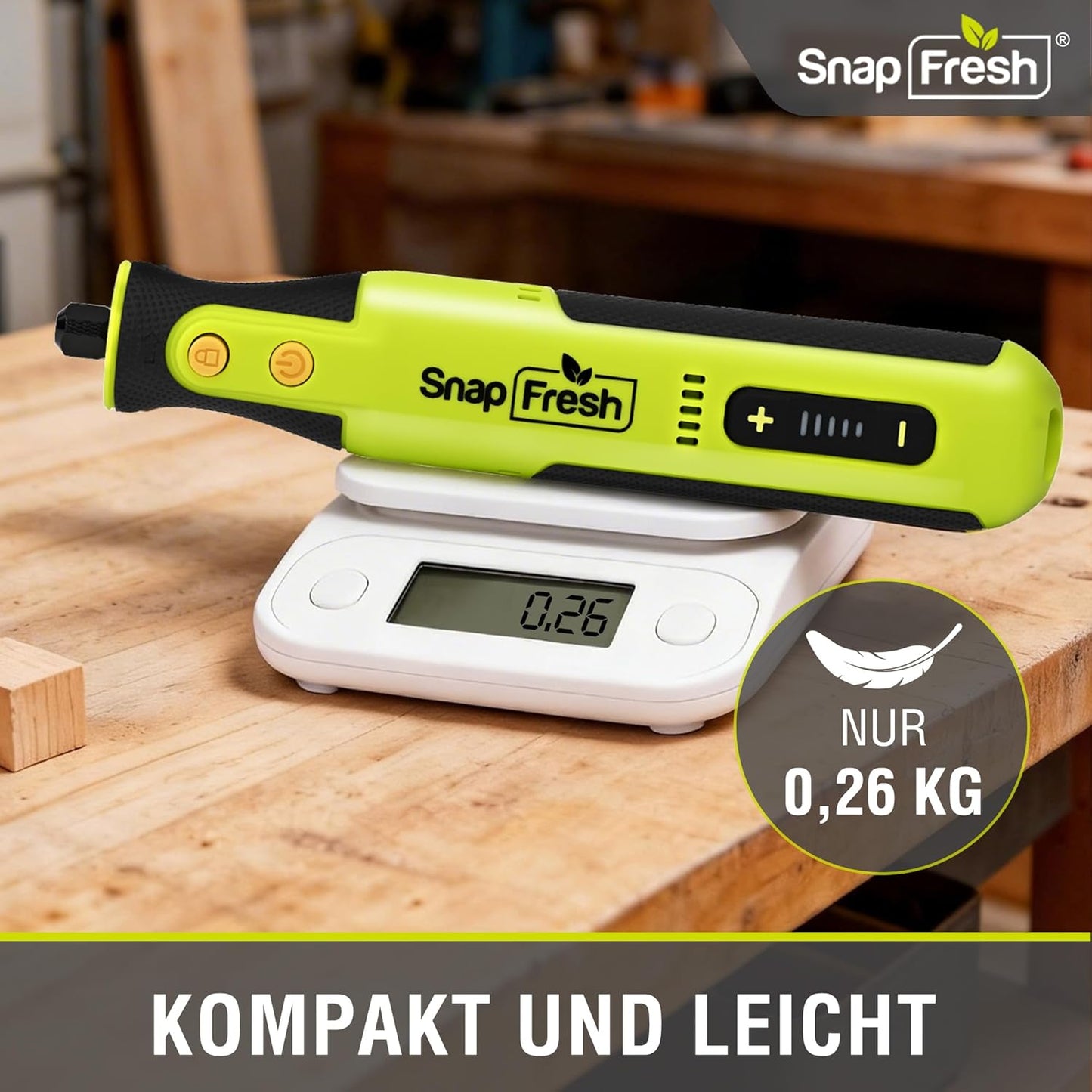 Rotationswerkzeug mit Zubehör, 8V 24 cm