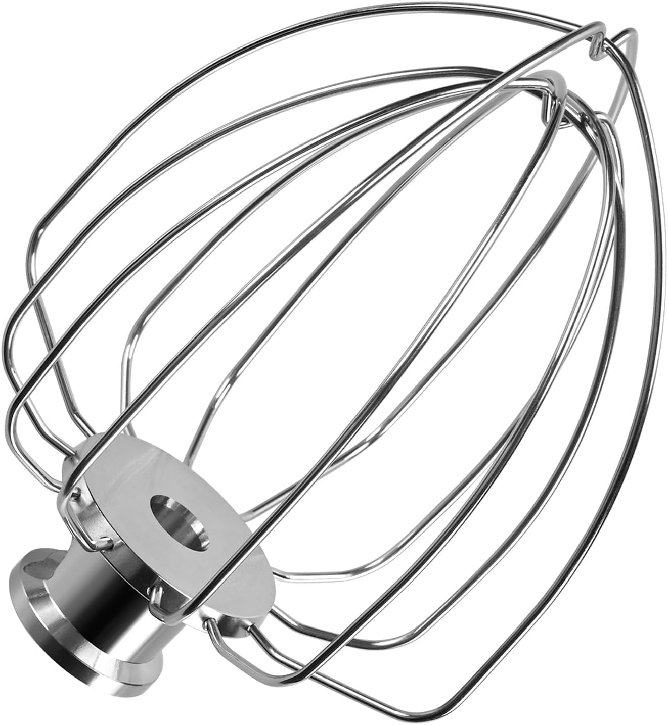 6-Draht Schneebesen für KitchenAid Standmixer Artisan & Classic, 6-drahtiger Schneebesen Edelstahl