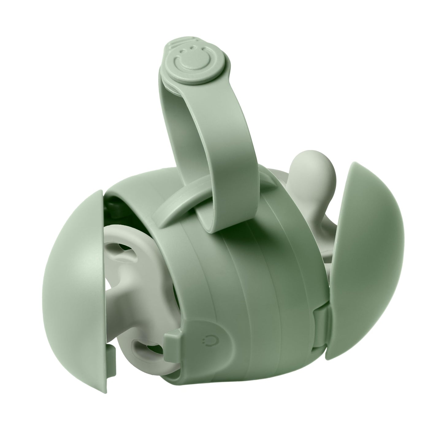 On-the-Go Dual Schnullerbox, Sage Green
