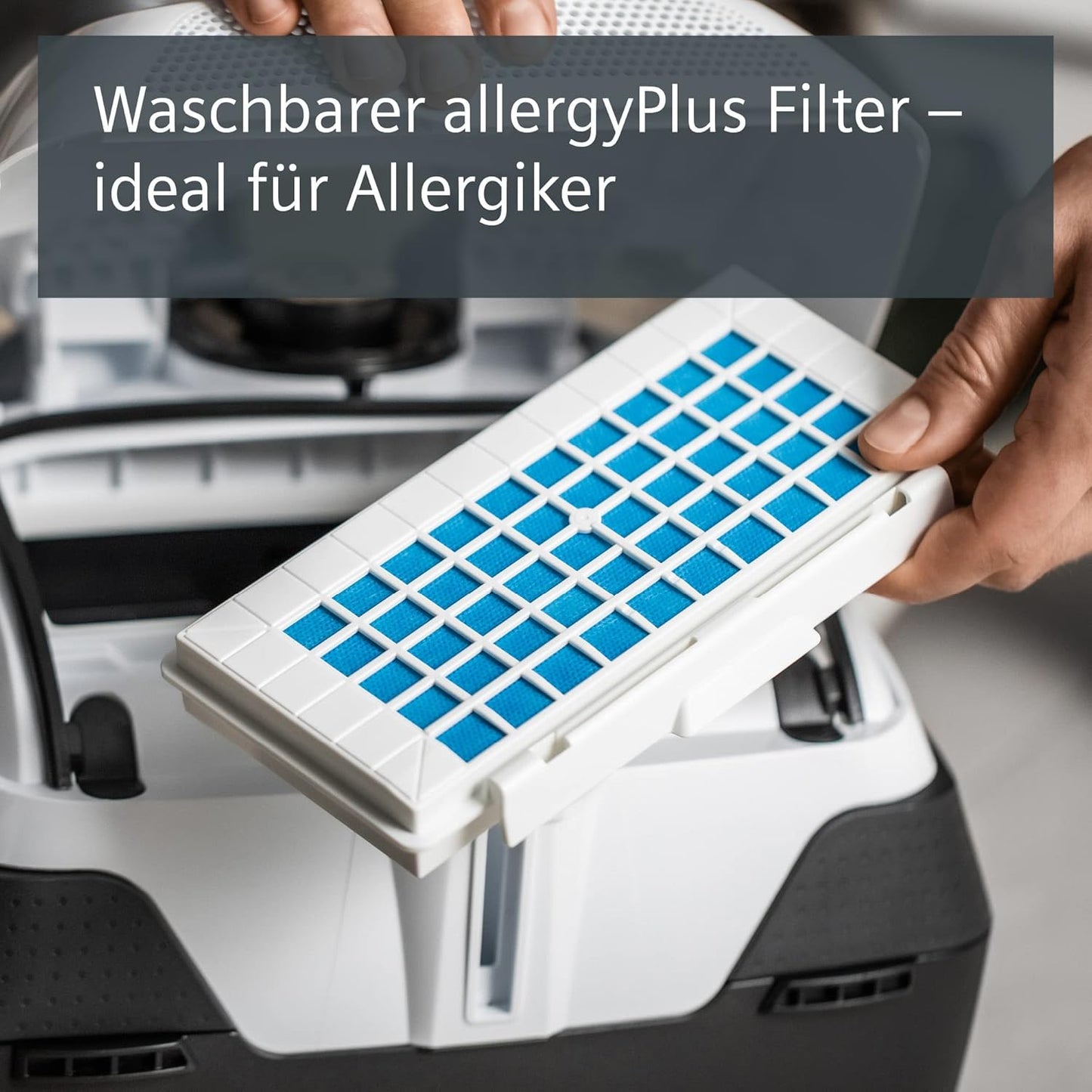 Staubsauger mit Beutel Vsz7442s, Weiss 67dB(A) extraleise Testsieger 2018