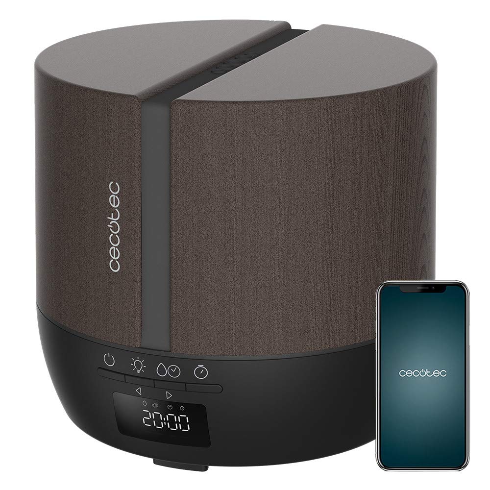 Aroma-Diffusor 05649 mit Bluetooth-Lautsprecher und App-Steuerung, APP | Lautsprecher Black Woody