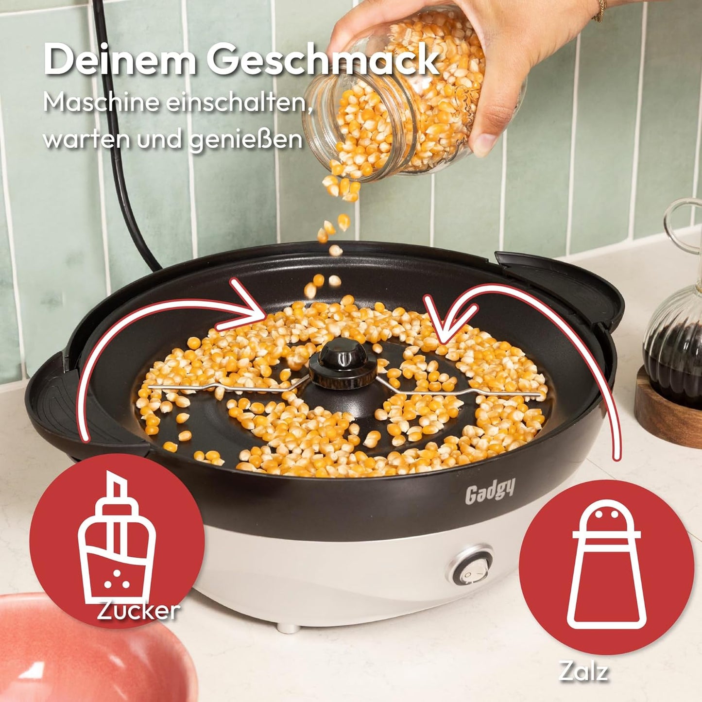 Elektrische Popcornmaschine, Party
