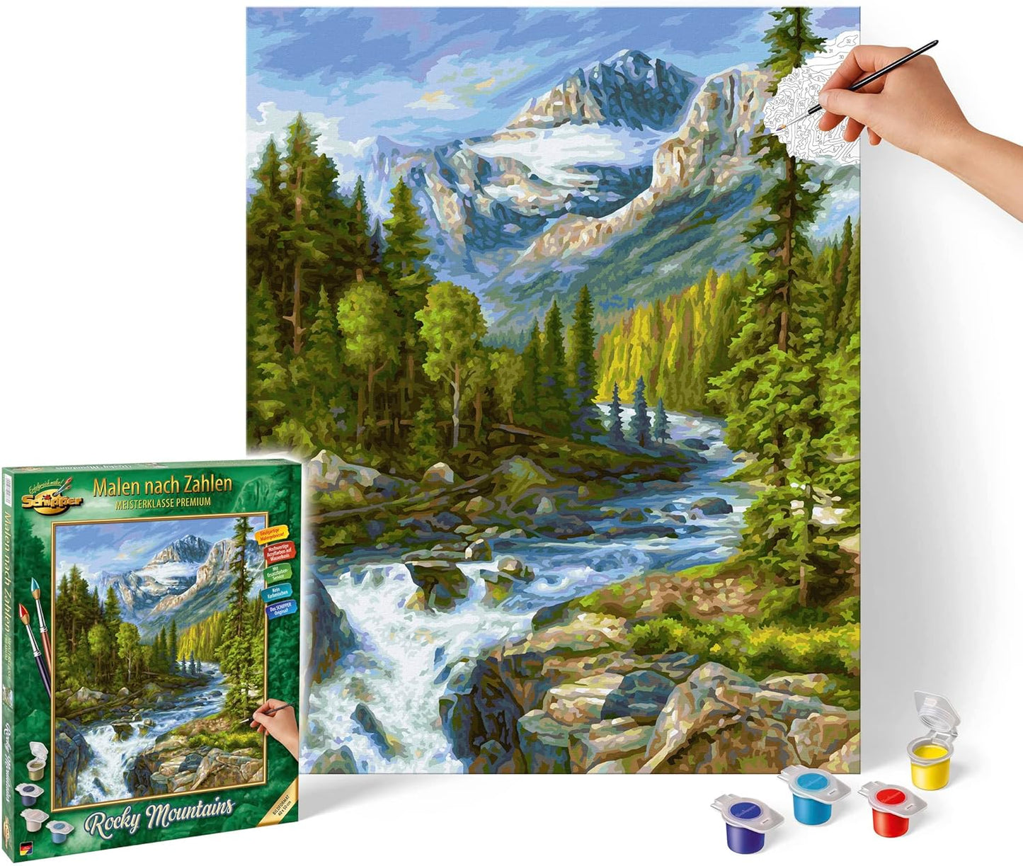 Malen nach Zahlen - Rocky Mountains