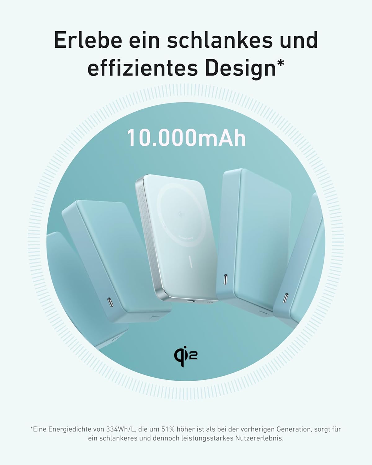 MagGo Powerbank für iPhone 15/14/13/12, Grün