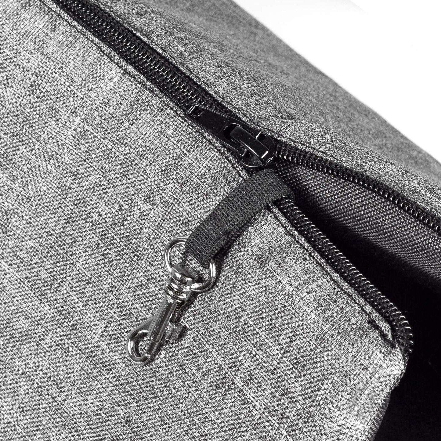 Hundetasche, L 34 x B 22 x H 26 cm Grau