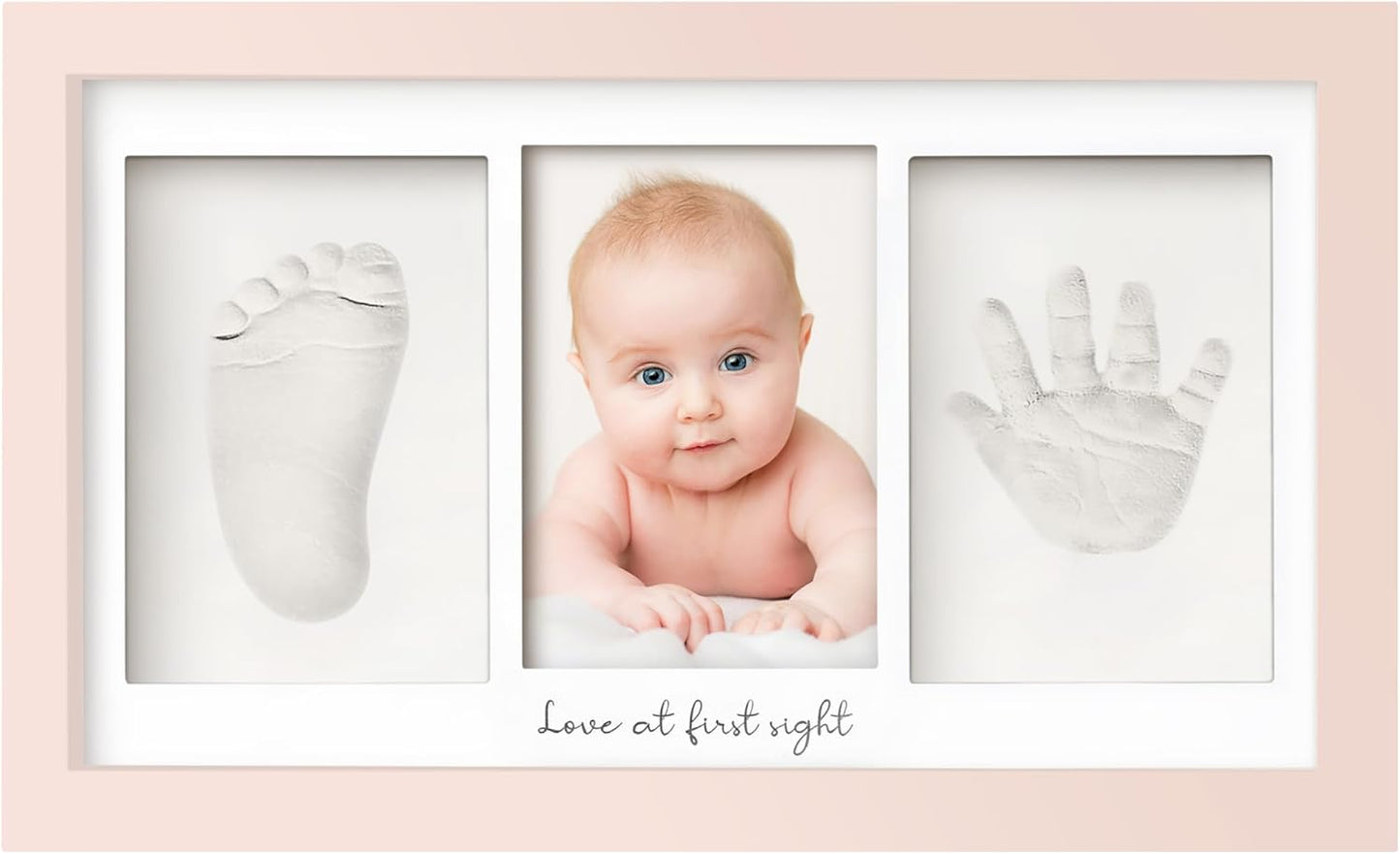 Hand- und Fussabdruck-Set, 33x20cm, Petal Pink Duo, 33cm x 20cm