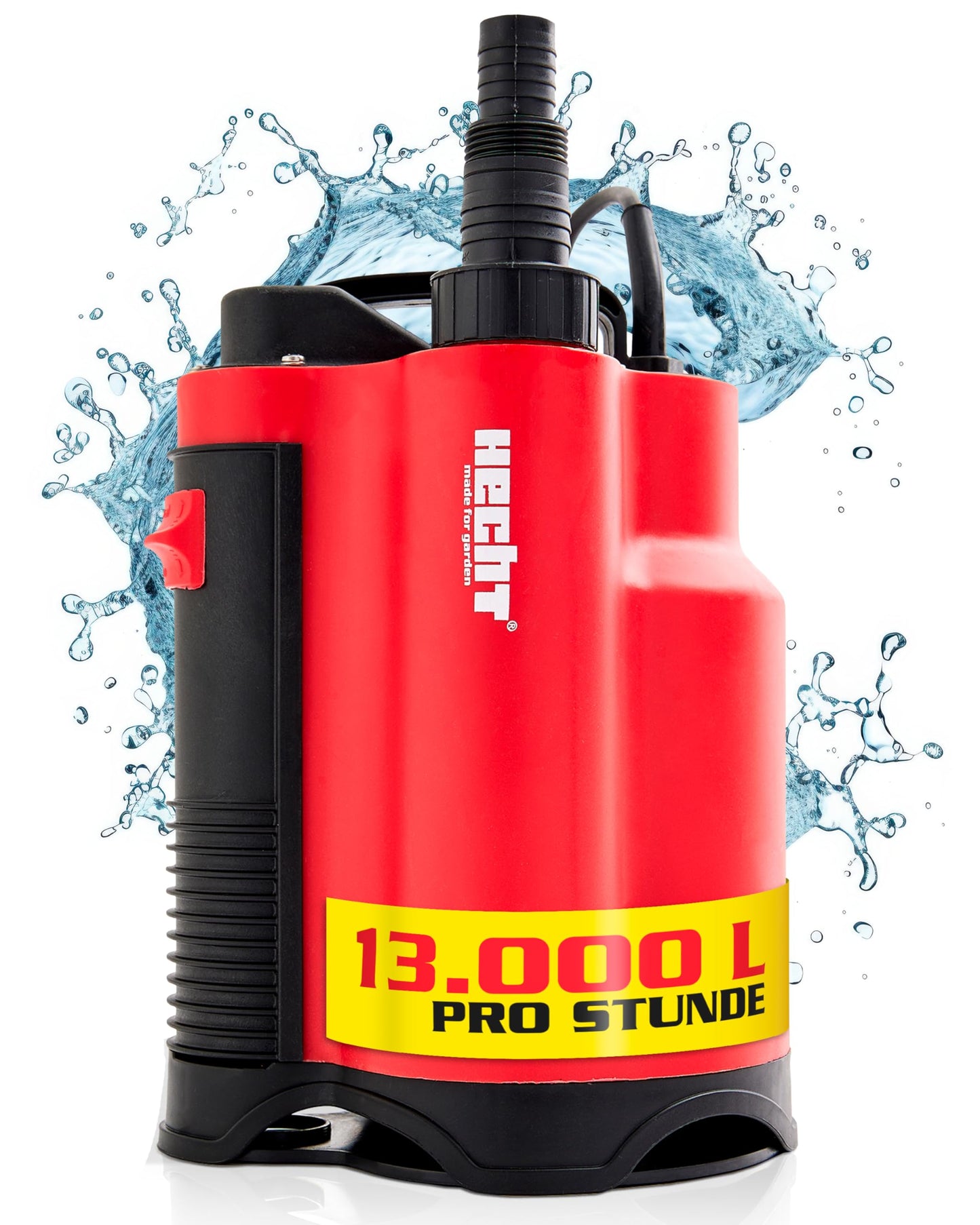 Tauchpumpe 750 W mit Automatik-Schwimmerschalter