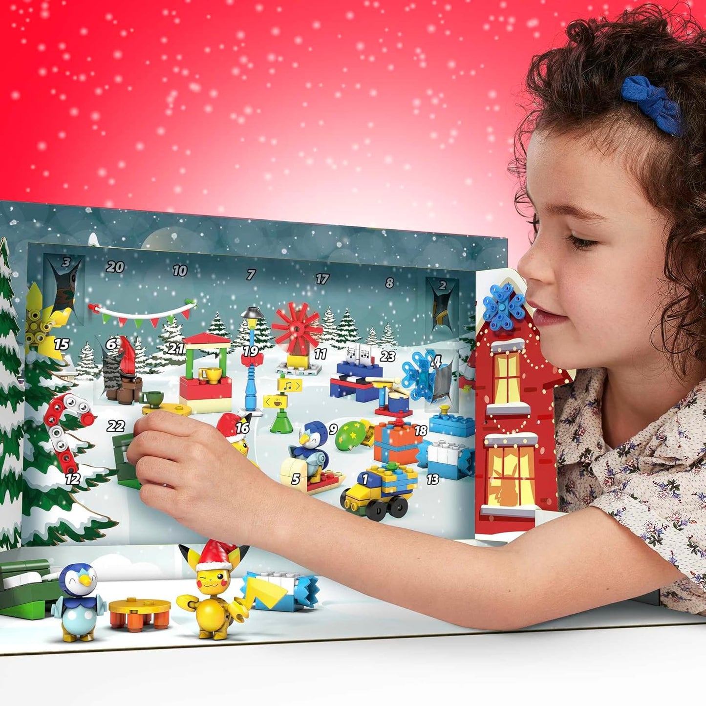 Pokémon Adventskalender mit Figuren, 202-teilig