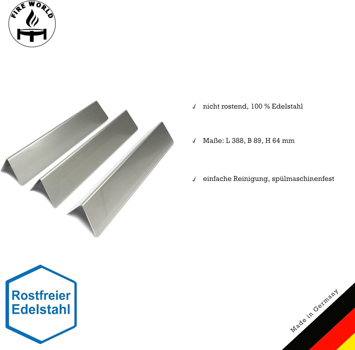 Aromaschienen für Weber Spirit Gasgrills