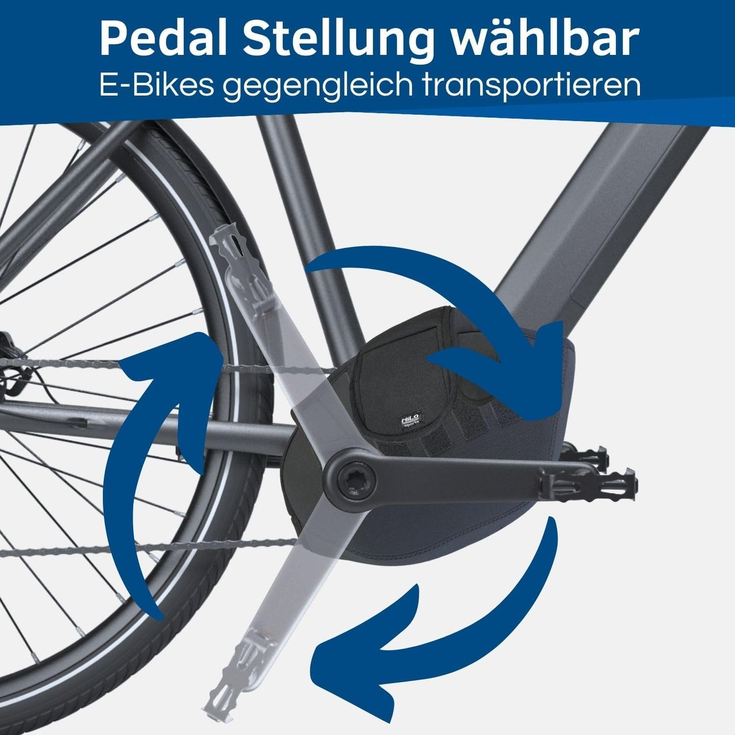 E-Bike Motor Schutzhülle für Mittelmotoren, Neopren