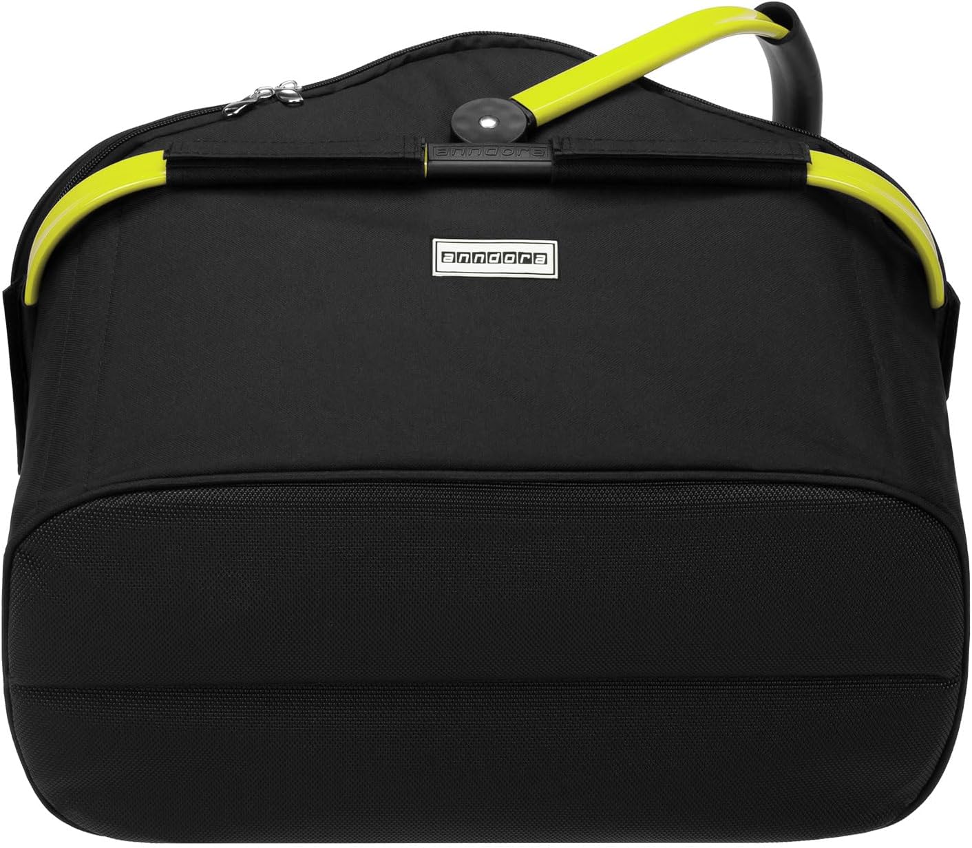 Iso-Einkaufskorb, Iso: Schwarz Rahmen Limette