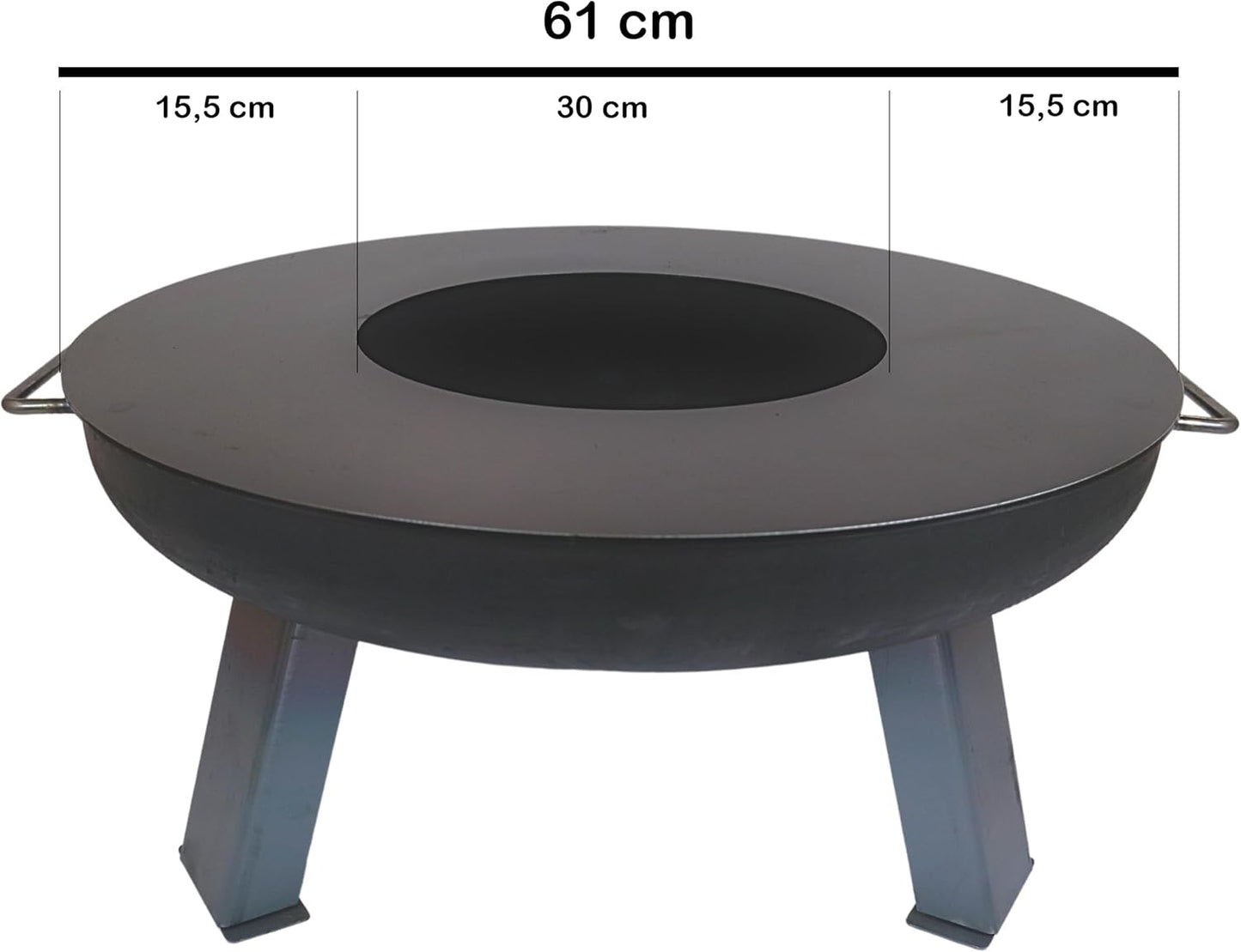 Plancha Feuerring für Feuerschale (60 cm), Plancha Ø 60 cm