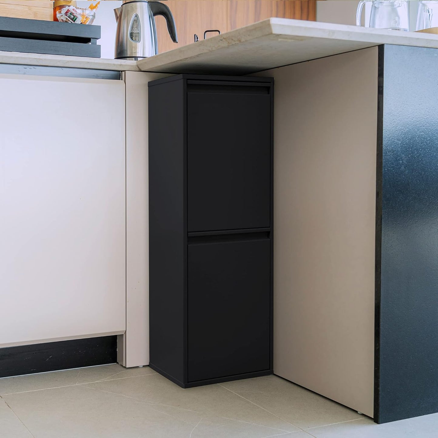 Basic CR206-B Mülltrennsystem, Schwarz