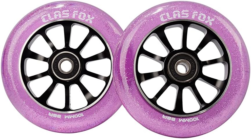 Pro Stunt Scooter Rollen, transparent lila