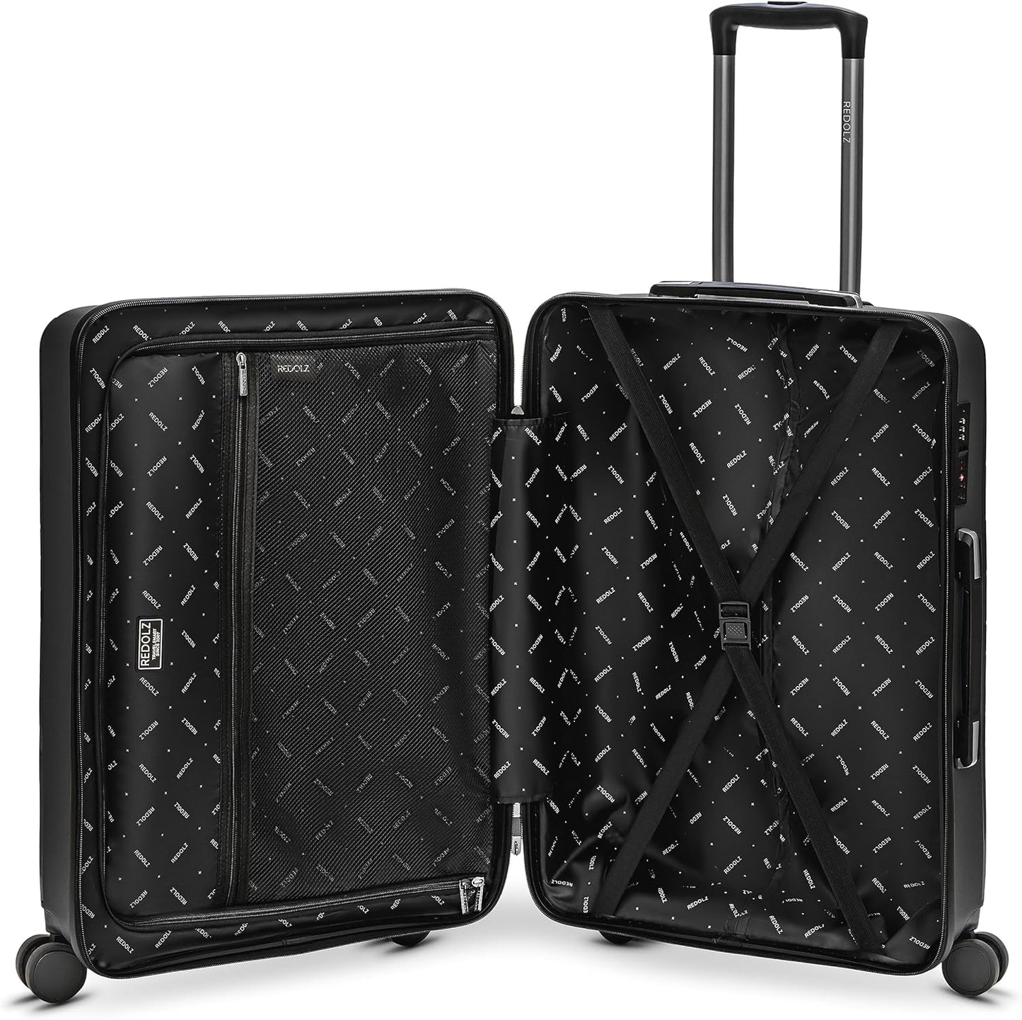 3-teiliges Hartschalen Kofferset Essentials 05, Schwarz Kofferset (3-teilig)