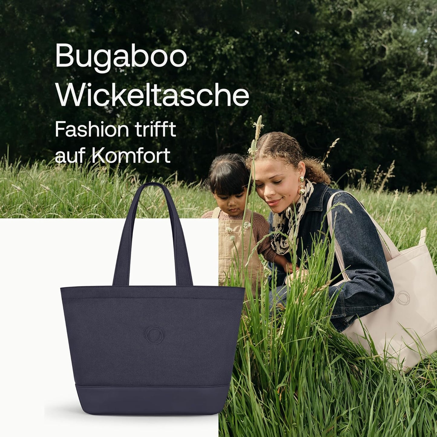 Wickeltasche, Deep Indigo