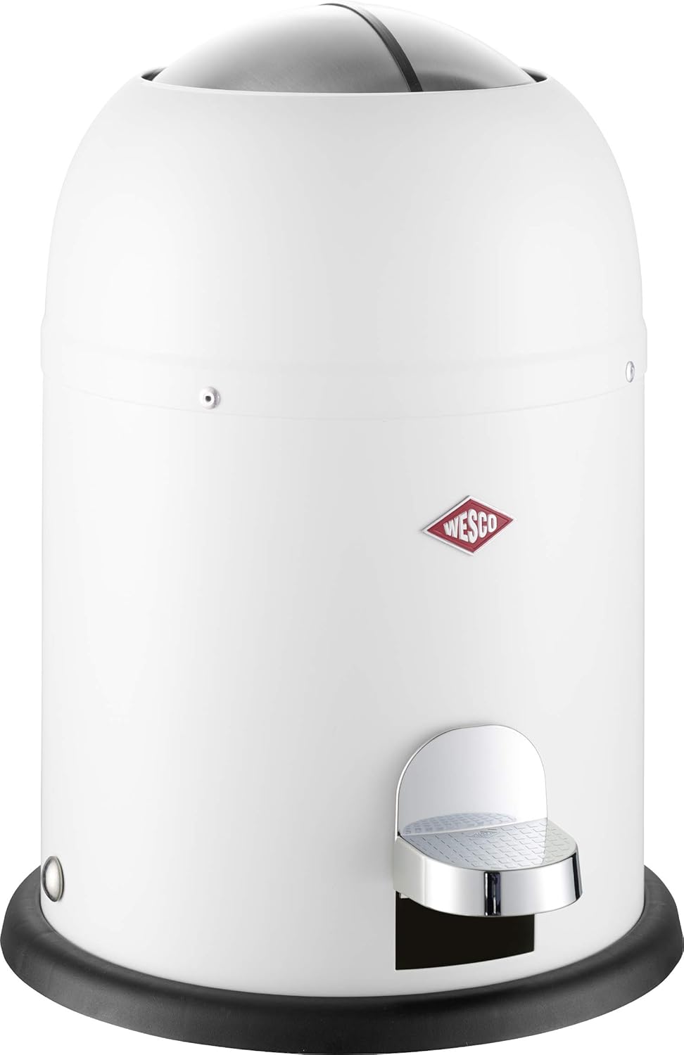Mini Master Abfalleimer, 6 L, Weiß Matt