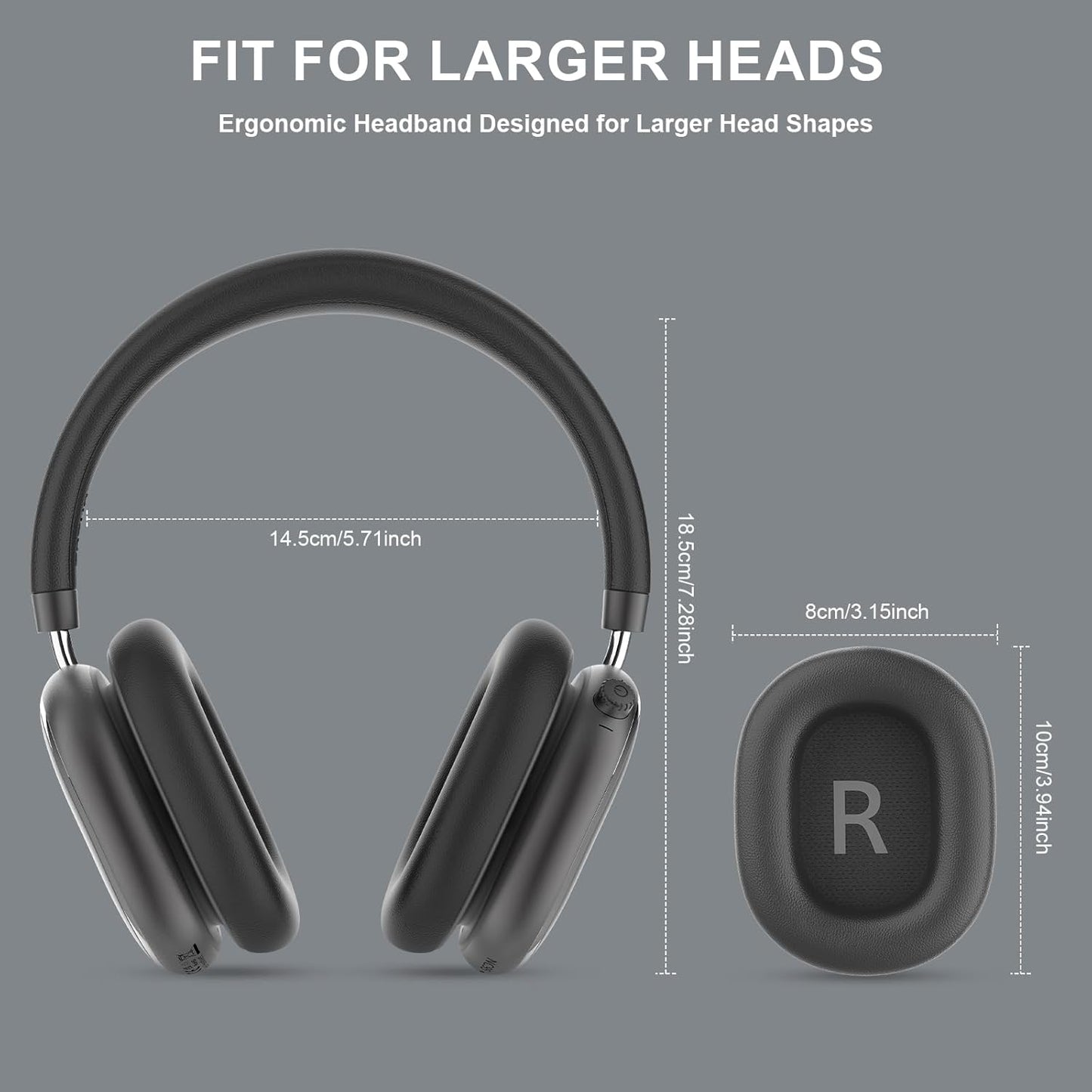 NC95 Bluetooth-Kopfhörer mit Noise Cancelling, Spacegrau