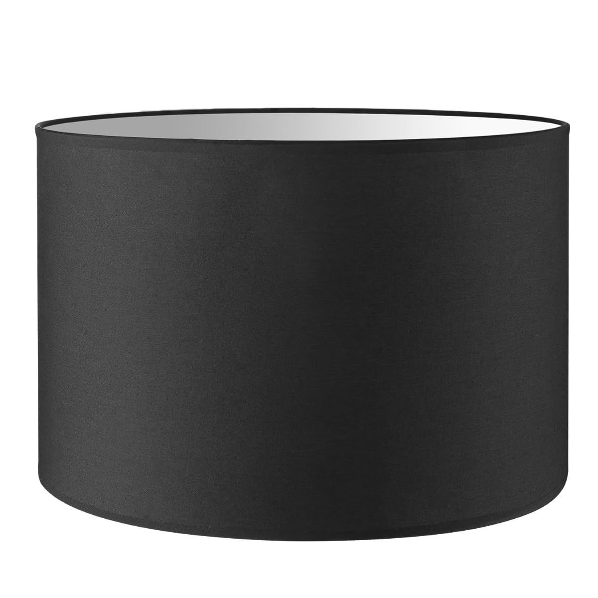 Moderner Lampenschirm für E27 Fassung, Black 30cm durchmesser 20cm höhe