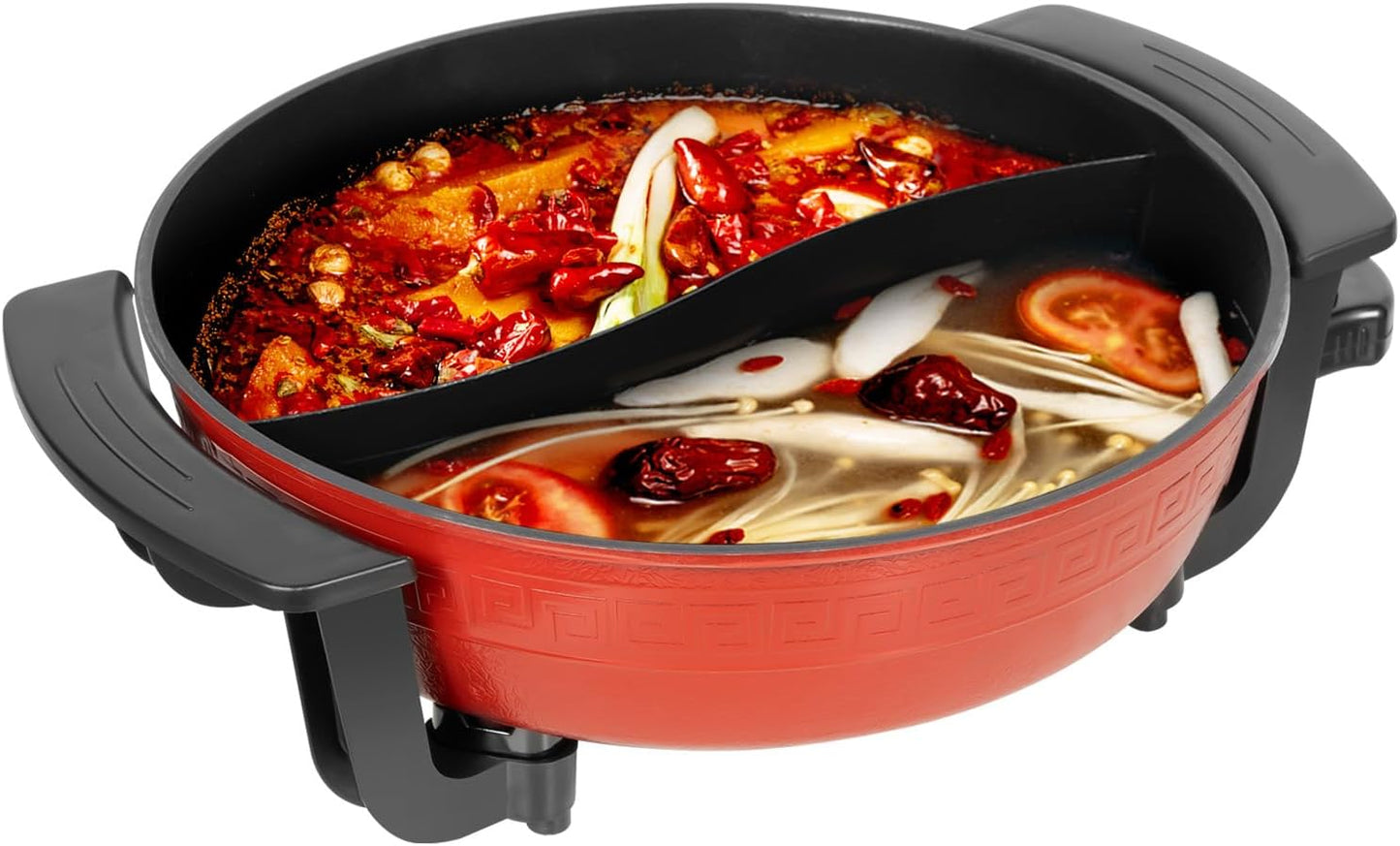 Elektrische Grillpfanne mit Glasdeckel