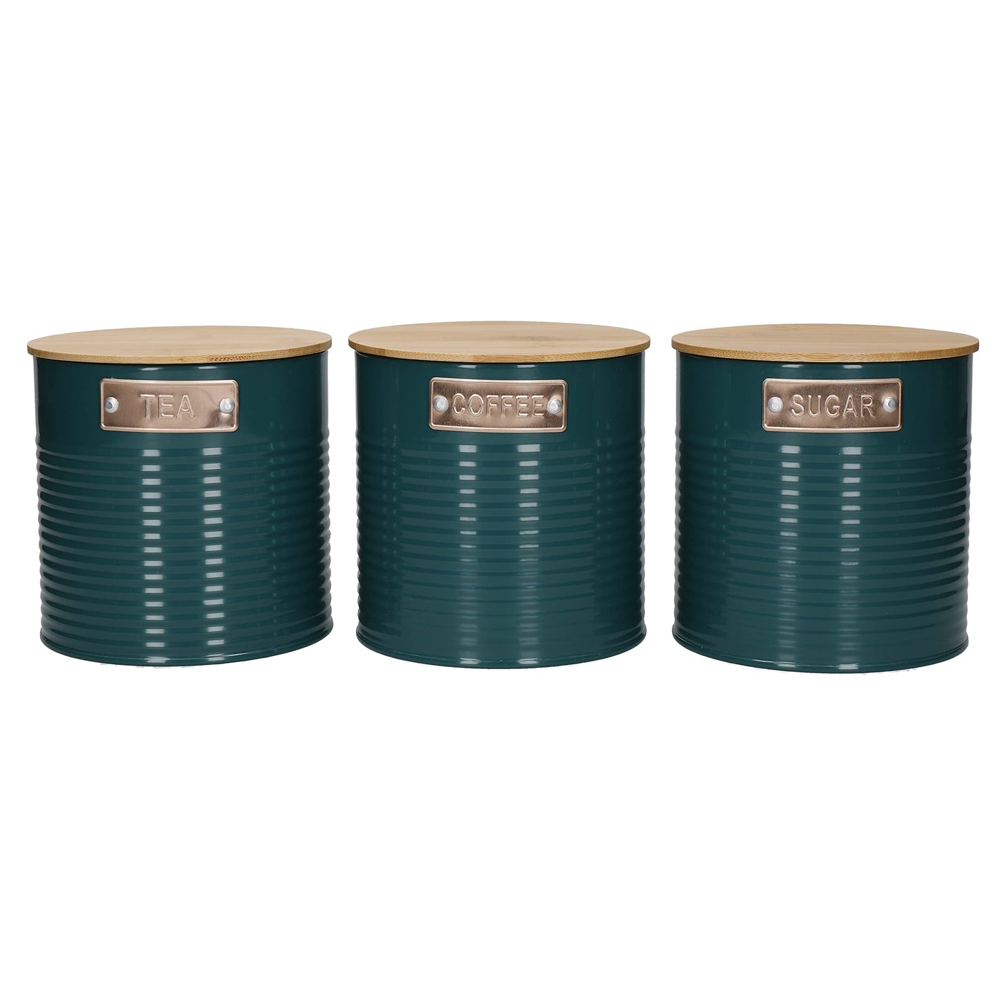 3-teiliges Vorratsbehälter-Set in Geschenkbox, Klar