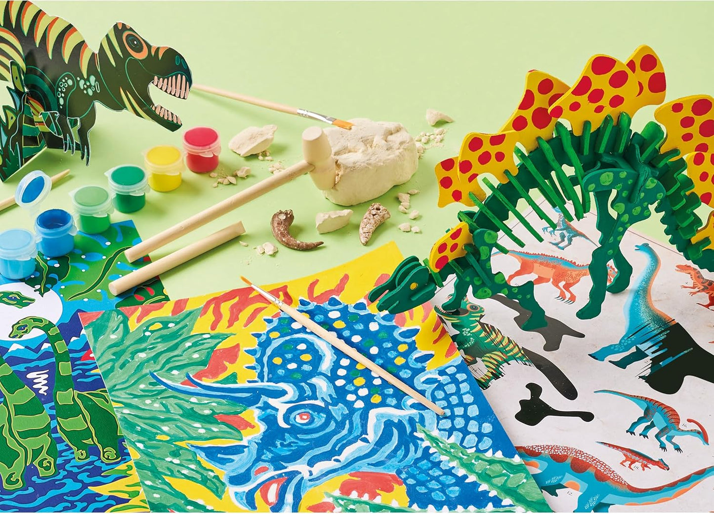 Dino-Forscher Entdecker-Koffer mit Kreativset