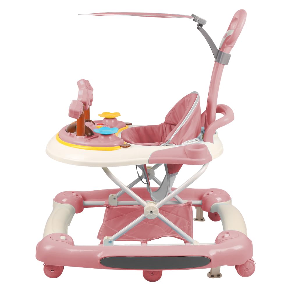 Baby Lauflernhilfe, 67*75*85cm – Rosa (A)