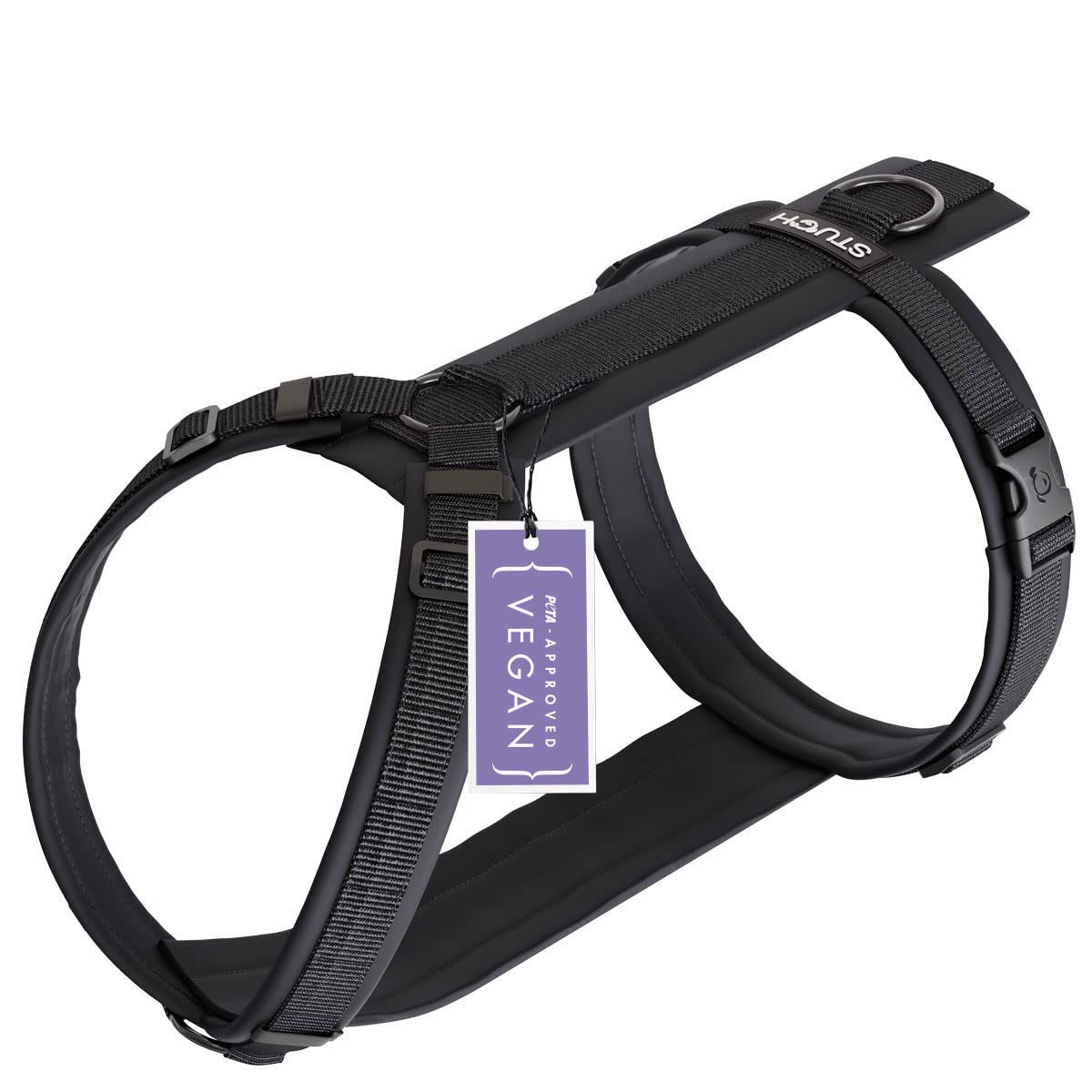 Y-Hundegeschirr, Schwarz XXS