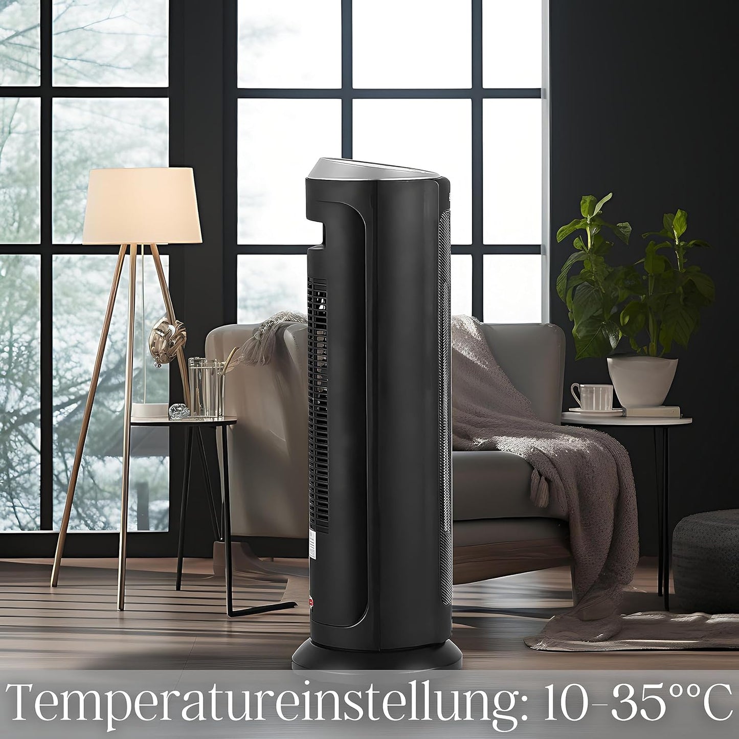 Turmheizlüfter mit Timer und Fernbedienung