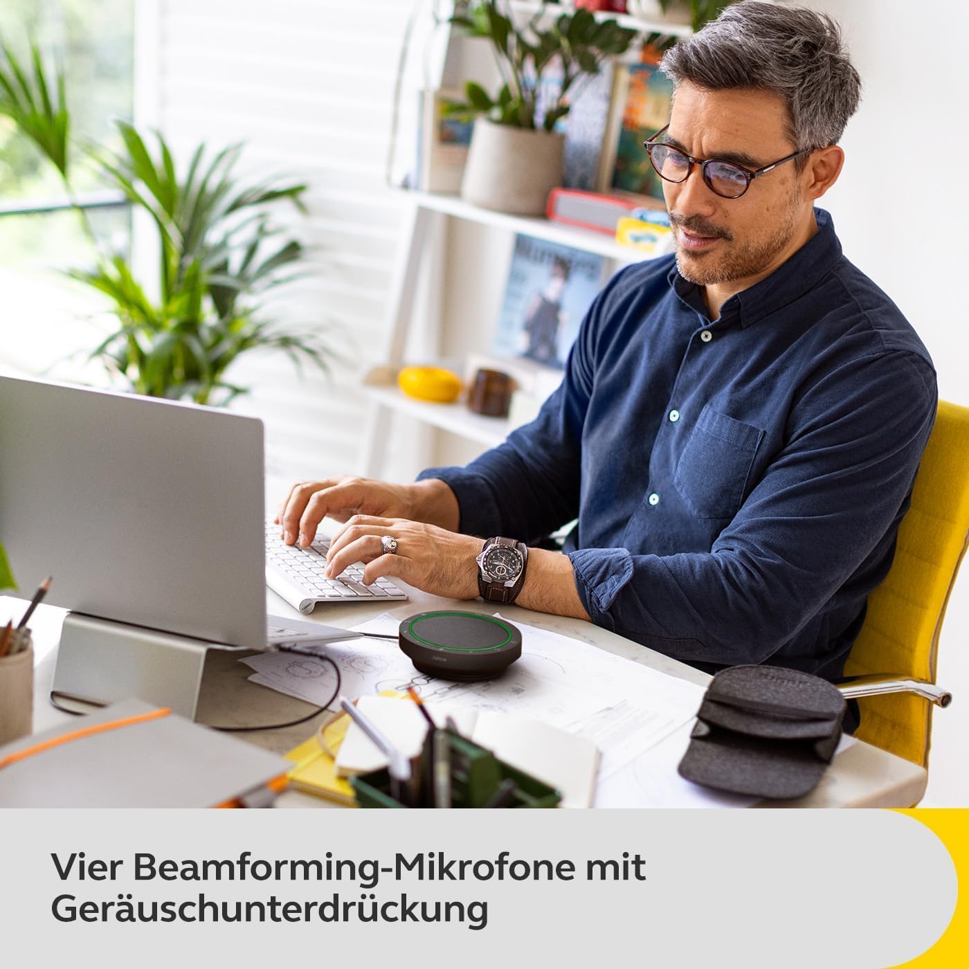 Bluetooth-Freisprechlösung Speak2 55 mit Geräuschunterdrückung, Ohne Dongle, Speak2 55, Bluetooth / USB-A / USB-C, Optimiert für Microsoft Teams