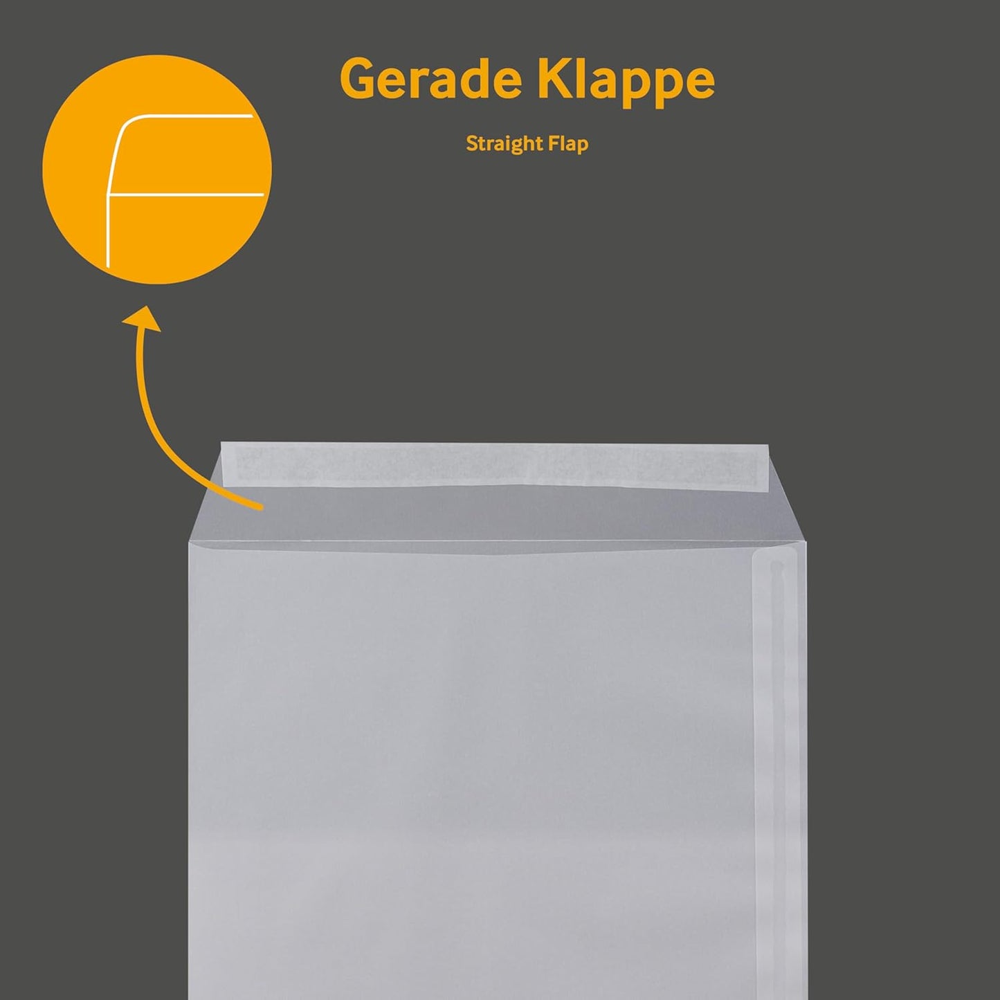 Transparente Versandtaschen DIN B5, 100 Stück, ohne Fenster, DIN B5 Transparent-Weiß