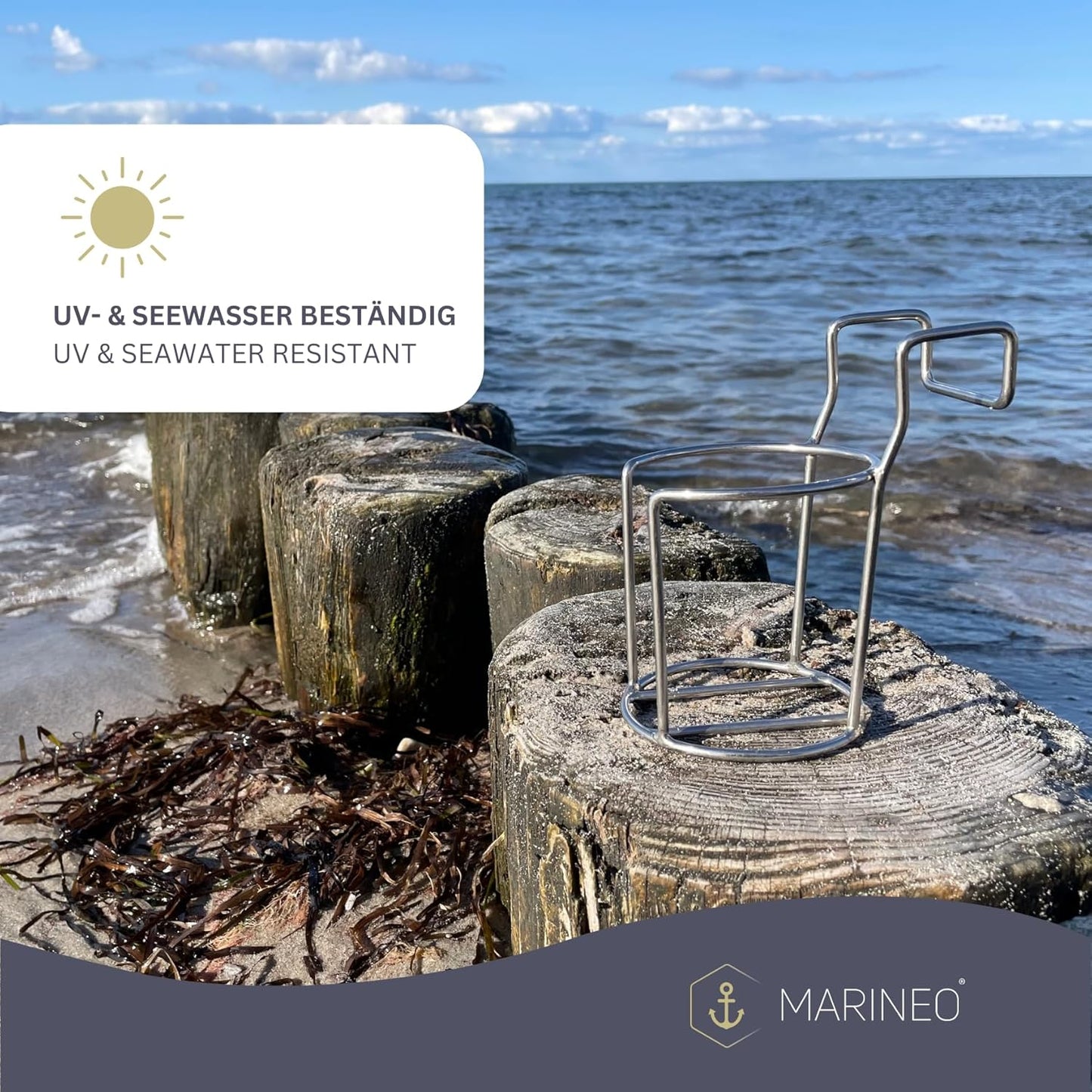 Strandkorb Getränkehalter, 2er-Pack, 2er Pack