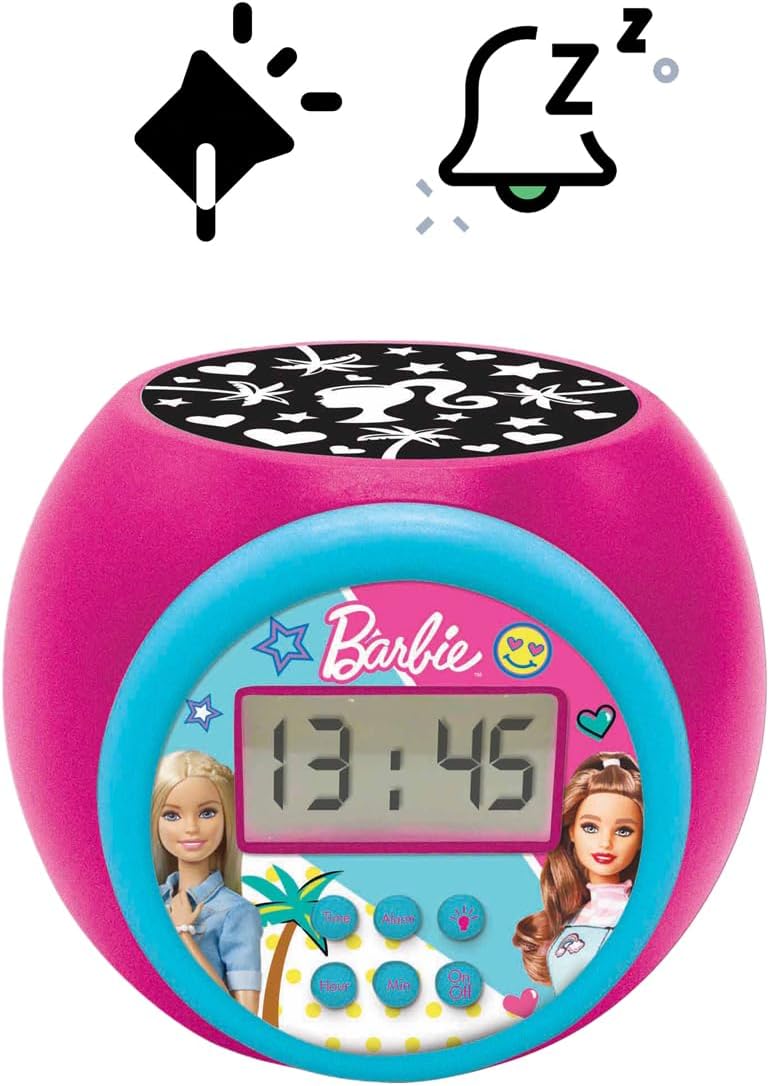 Barbie Projektor-Wecker, Barbie